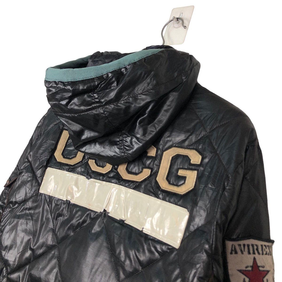 Avirex 🔥Vintage Light Puffer Down Biker Jacket Avirex Full Patches Size US L / EU 52-54 / 3 - 10 Thumbnail