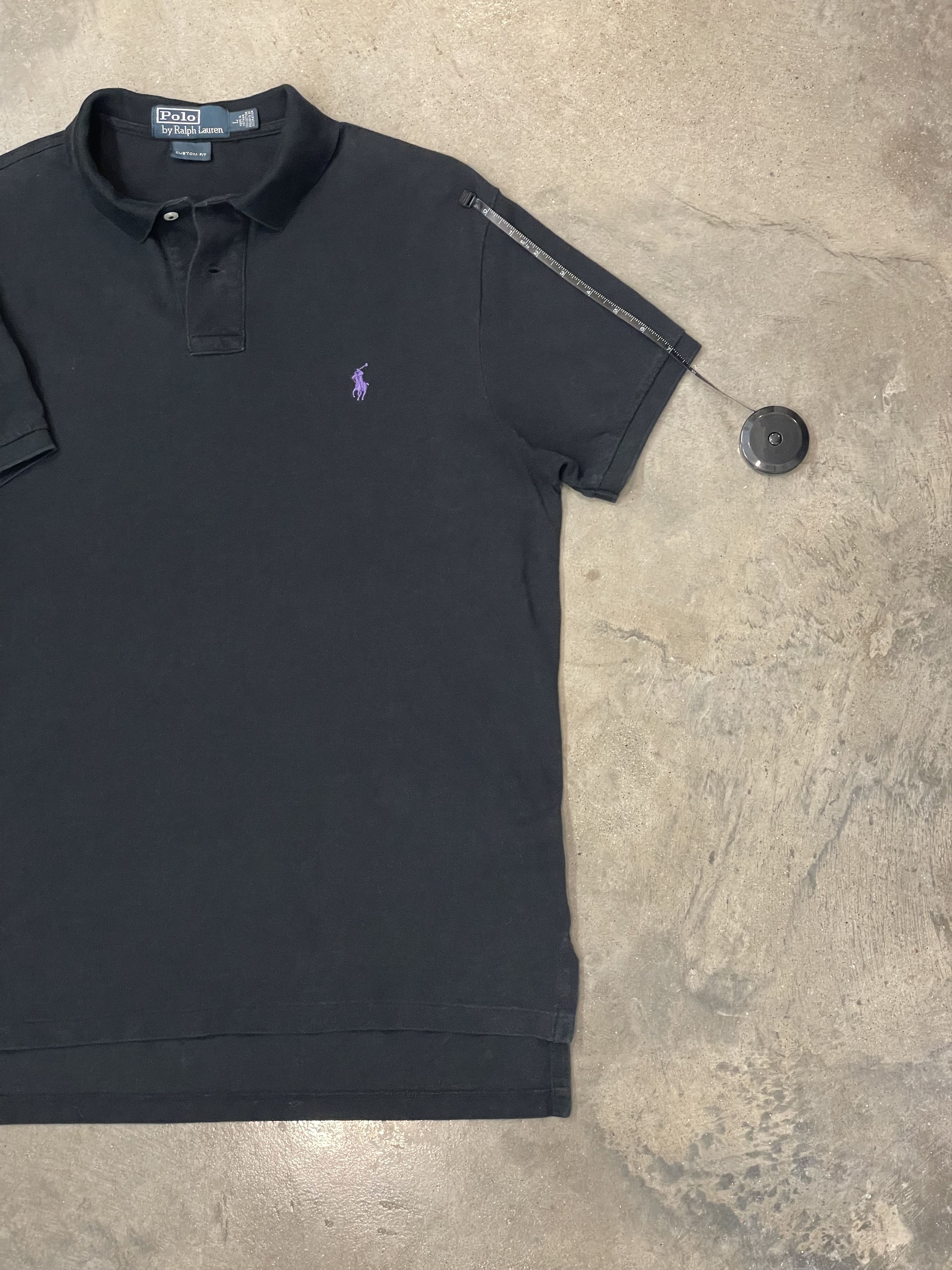 Ralph Lauren Polo by Ralph Lauren Men's Black Short Sleeve Polo Shirt L Size US L / EU 52-54 / 3 - 5 Thumbnail