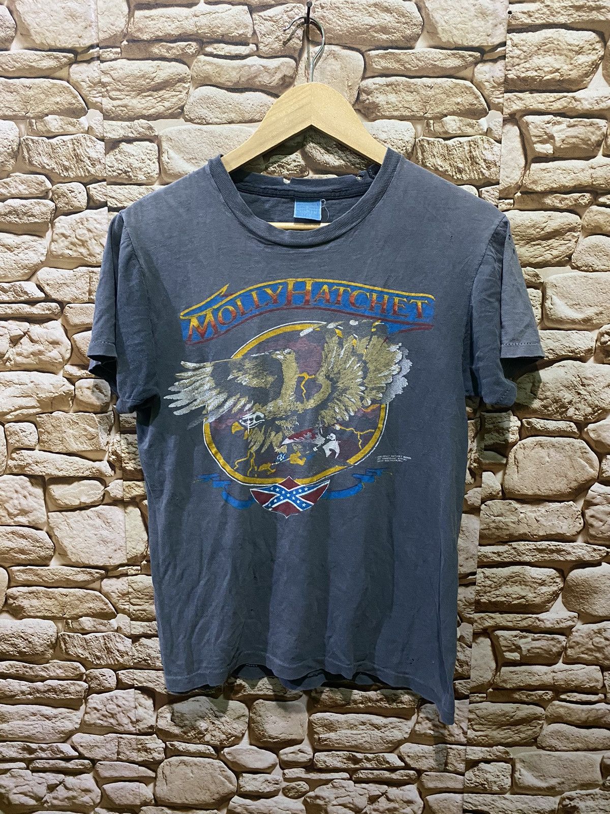 Vintage 1981 online Molly Hatchet Take No Prisoners Tour T Shirt Mens L Boris Vallejo