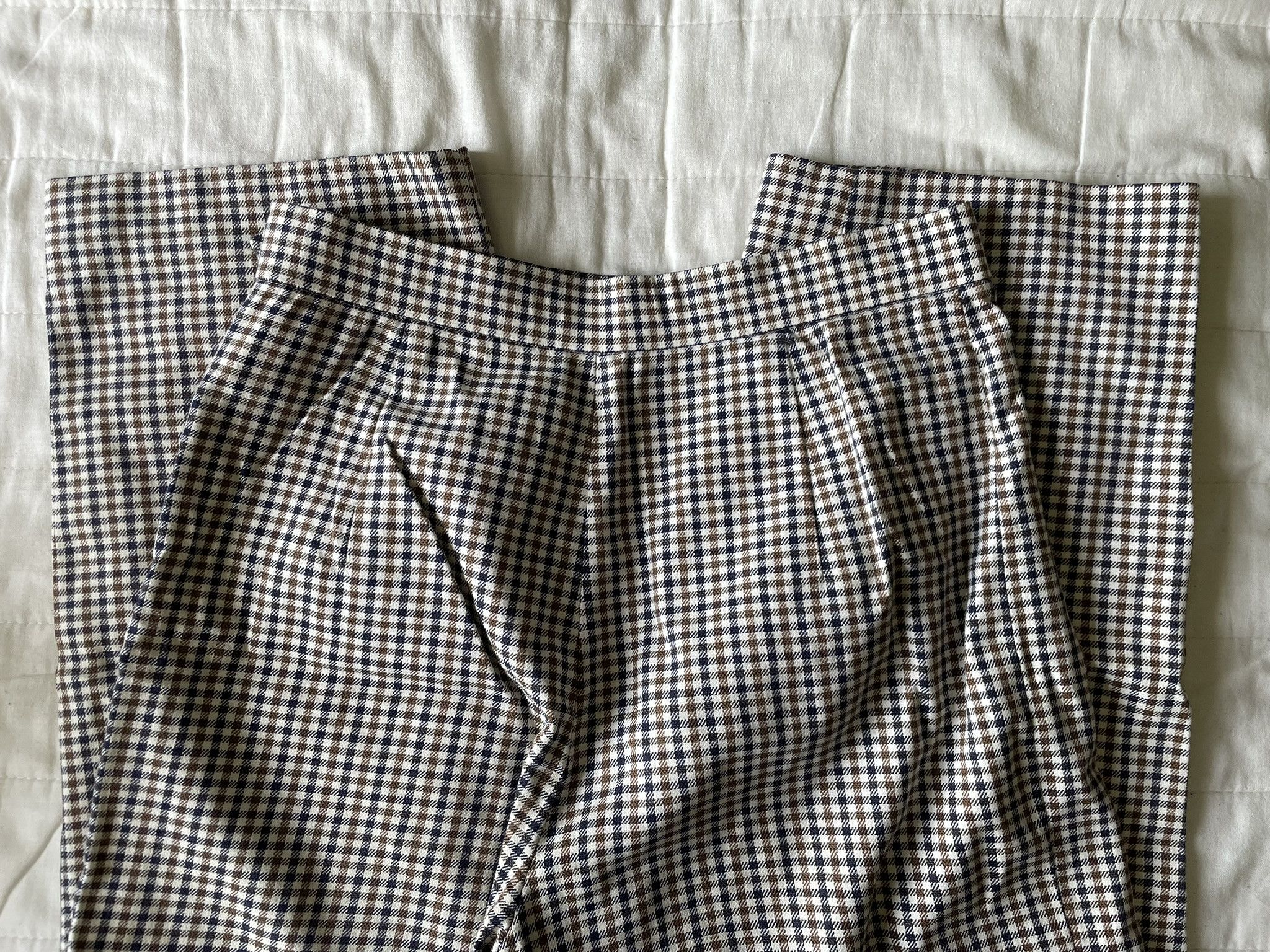 Aquascutum Aquascutum of London Checked Trousers Size 28" / US 6 / IT 42 - 2 Thumbnail
