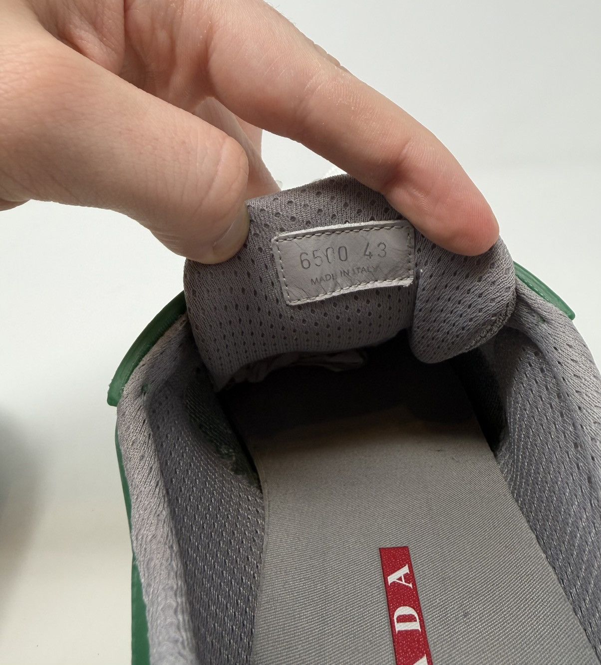 Prada Prada Americas Cup Rubber Sneaker Green Size US 11 / EU 44 - 7 Thumbnail