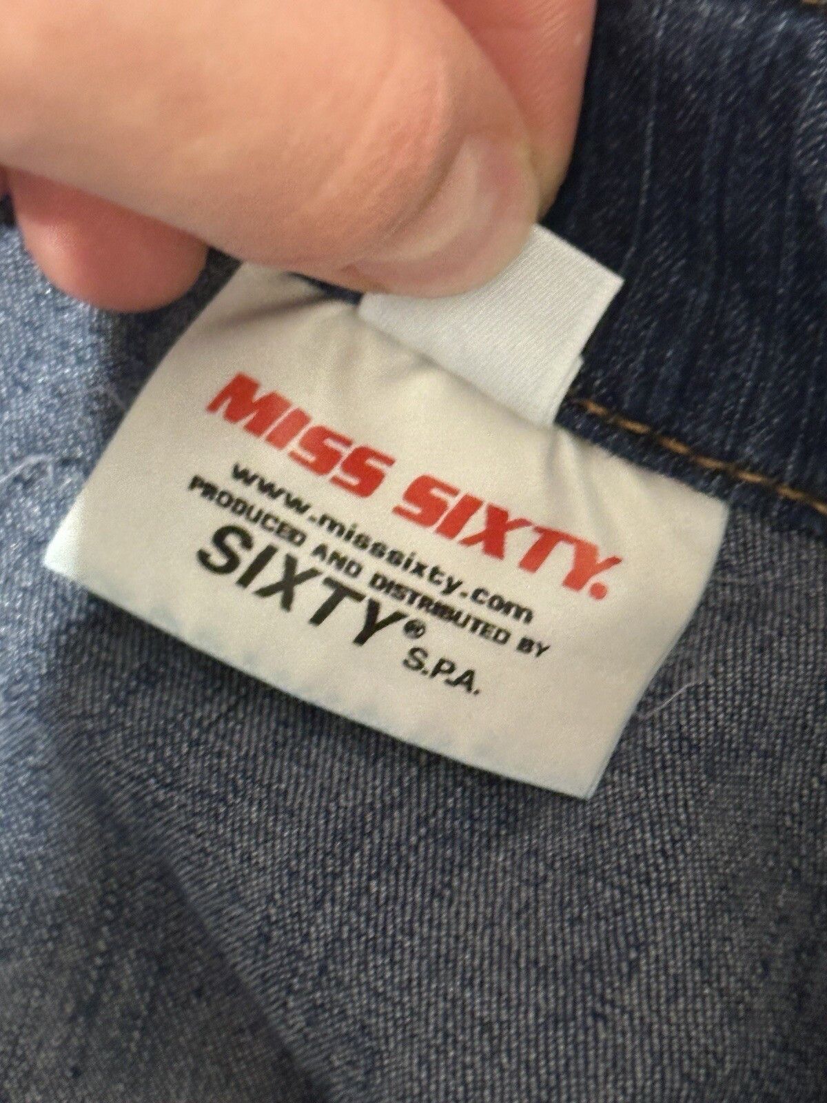 Miss Sixty Miss Sixty Denim Jeans Skinny Boho y2k vintage 2000`s Size 27" / US 4 / IT 40 - 15 Thumbnail