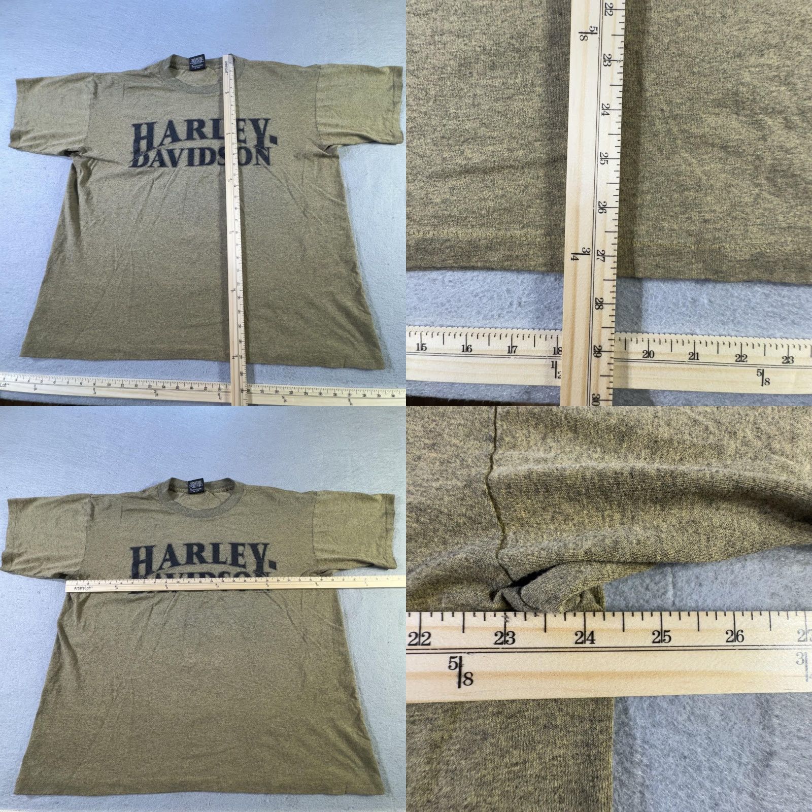 Harley Davidson VINTAGE Harley-Davidson Shirt Mens XL Brown St Joe Missouri 90s Biker Tee Size US XL / EU 56 / 4 - 8 Thumbnail