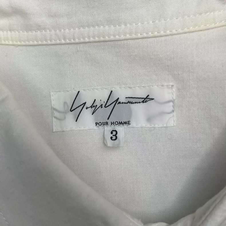 Yohji Yamamoto Yohji Yamamoto 15ss Denim Paneled Short Sleeve Shirt 2501-N Size US L / EU 52-54 / 3 - 5 Thumbnail