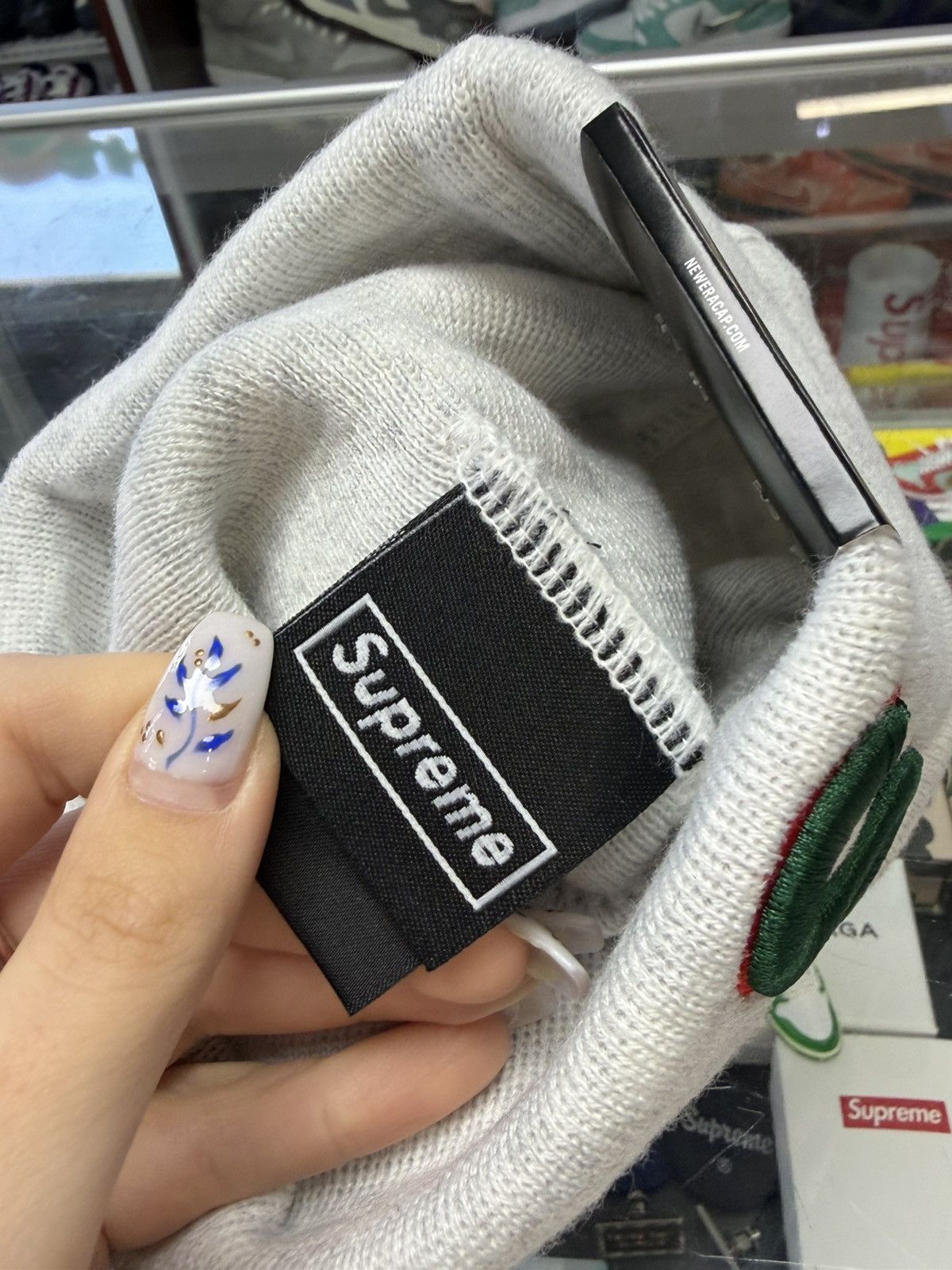 Supreme Supreme ‘S’ Logo Beanie 2026 (Gray) Size ONE SIZE - 3 Thumbnail