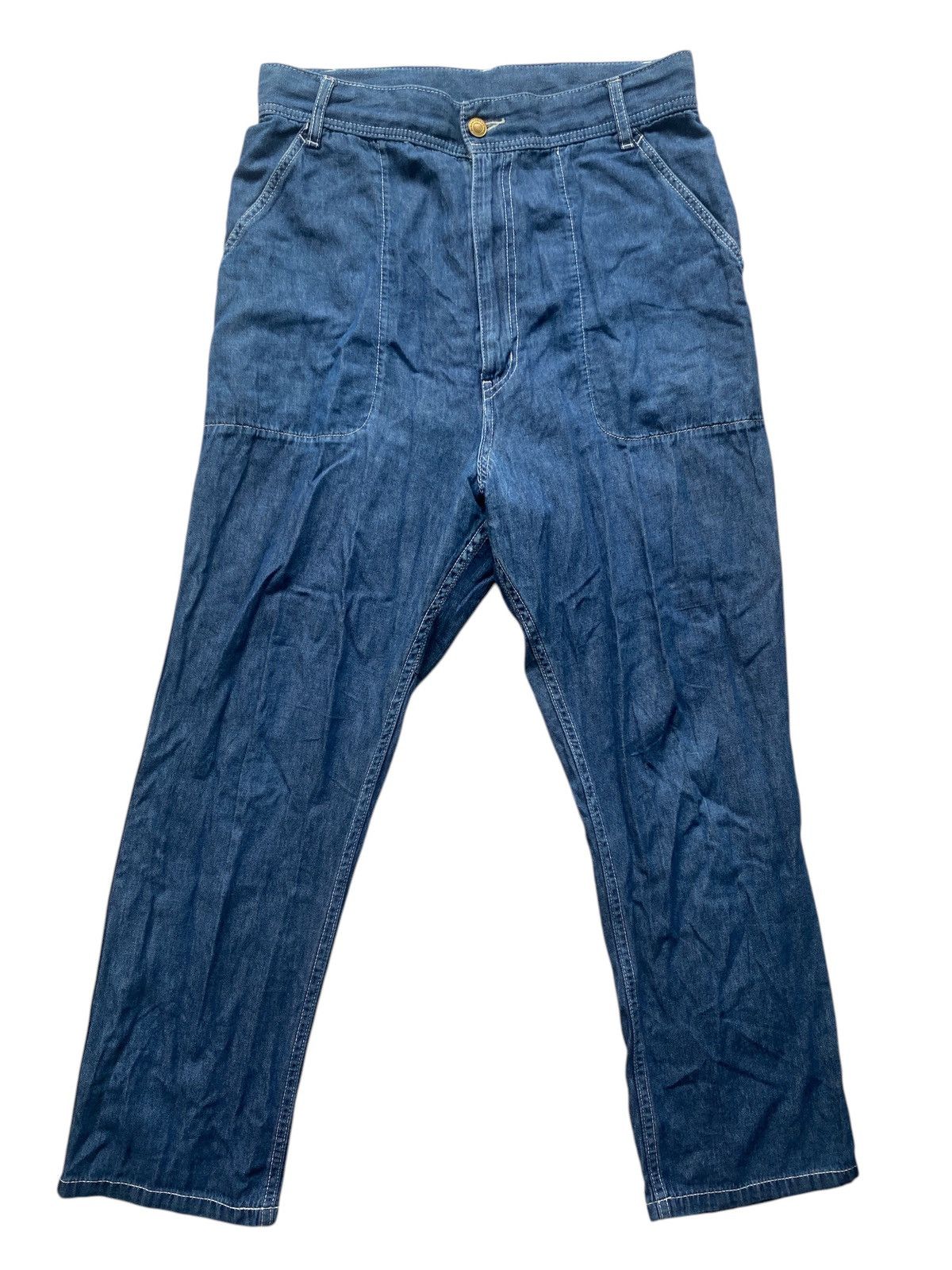 Issey Miyake × Tete Homme × mercibeaucoup Tete Homme Issey miyake jeans Mercibeaucoup Size US 32 / EU 48 - 1 Thumbnail