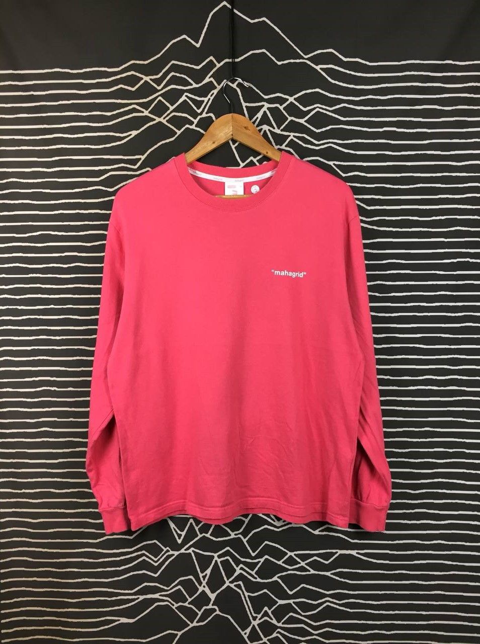 Vintage Mahagrid MGD Design Studio Korean Brand Long Sleeve Tee Size US M / EU 48-50 / 2 - 5 Thumbnail