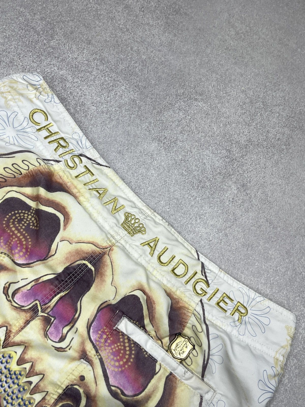 Christian Audigier Christian Audigier Skull Bones Shorts Ed Hardy Full Print Size US 32 / EU 48 - 7 Thumbnail