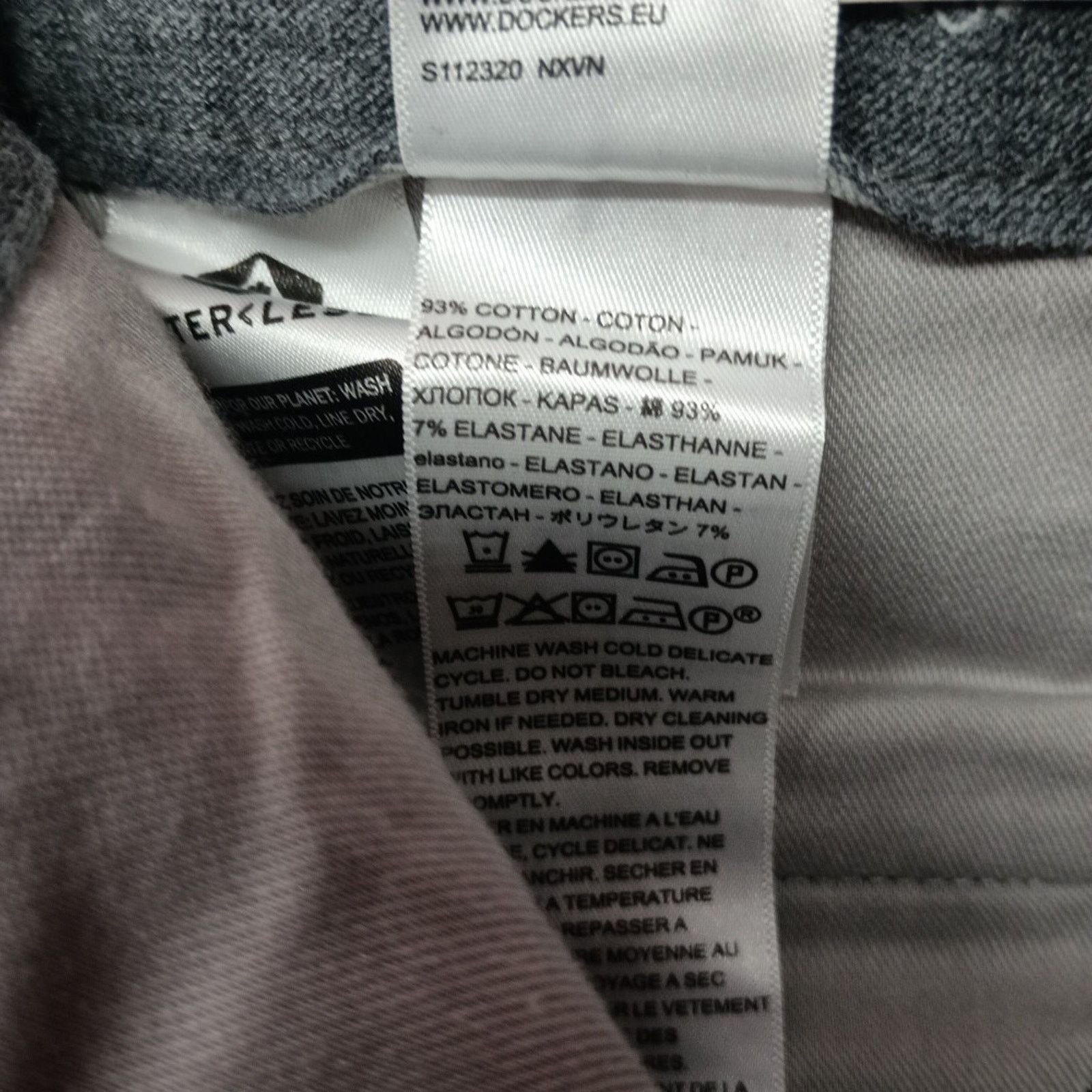 Dockers Dockers Workday Khakis Men's 36x30 Black Straight Fit Flex Size US 36 / EU 52 - 6 Thumbnail