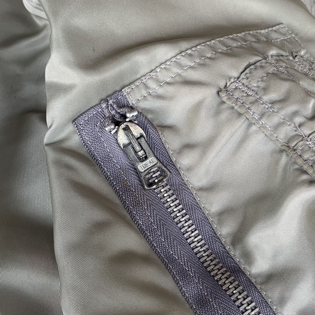 Other GREENBERIER Bomber MA-1 flight natural faded vintage jacket Size US M / EU 48-50 / 2 - 15 Thumbnail
