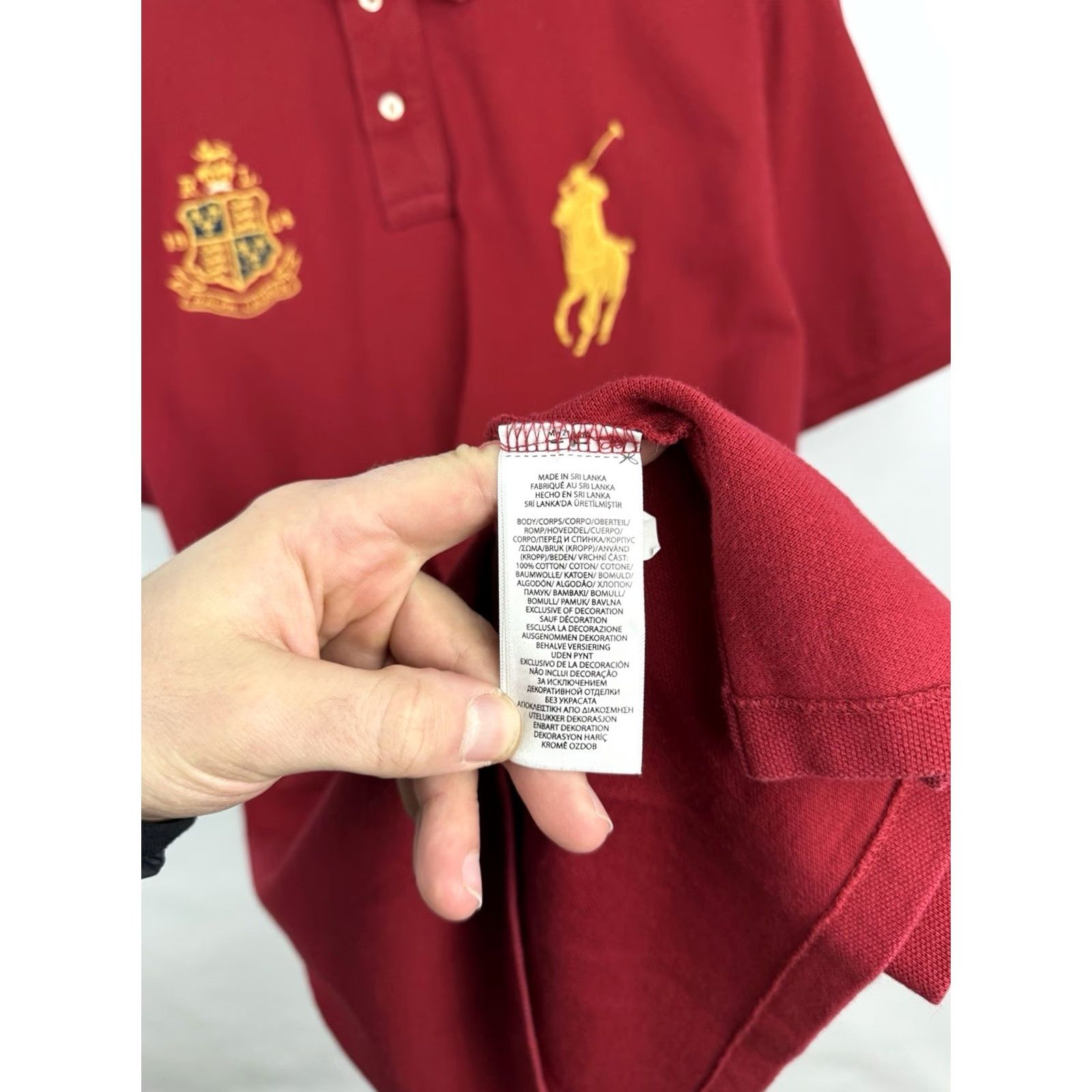 Ralph Lauren Polo Ralph Lauren Rugby Slim Fit Polo T-Shirt XXL Red Mens Polo Shirt Rugby Slim Fit Rare Color Red 90s/90s? Size US XXL / EU 58 / 5 - 6 Thumbnail