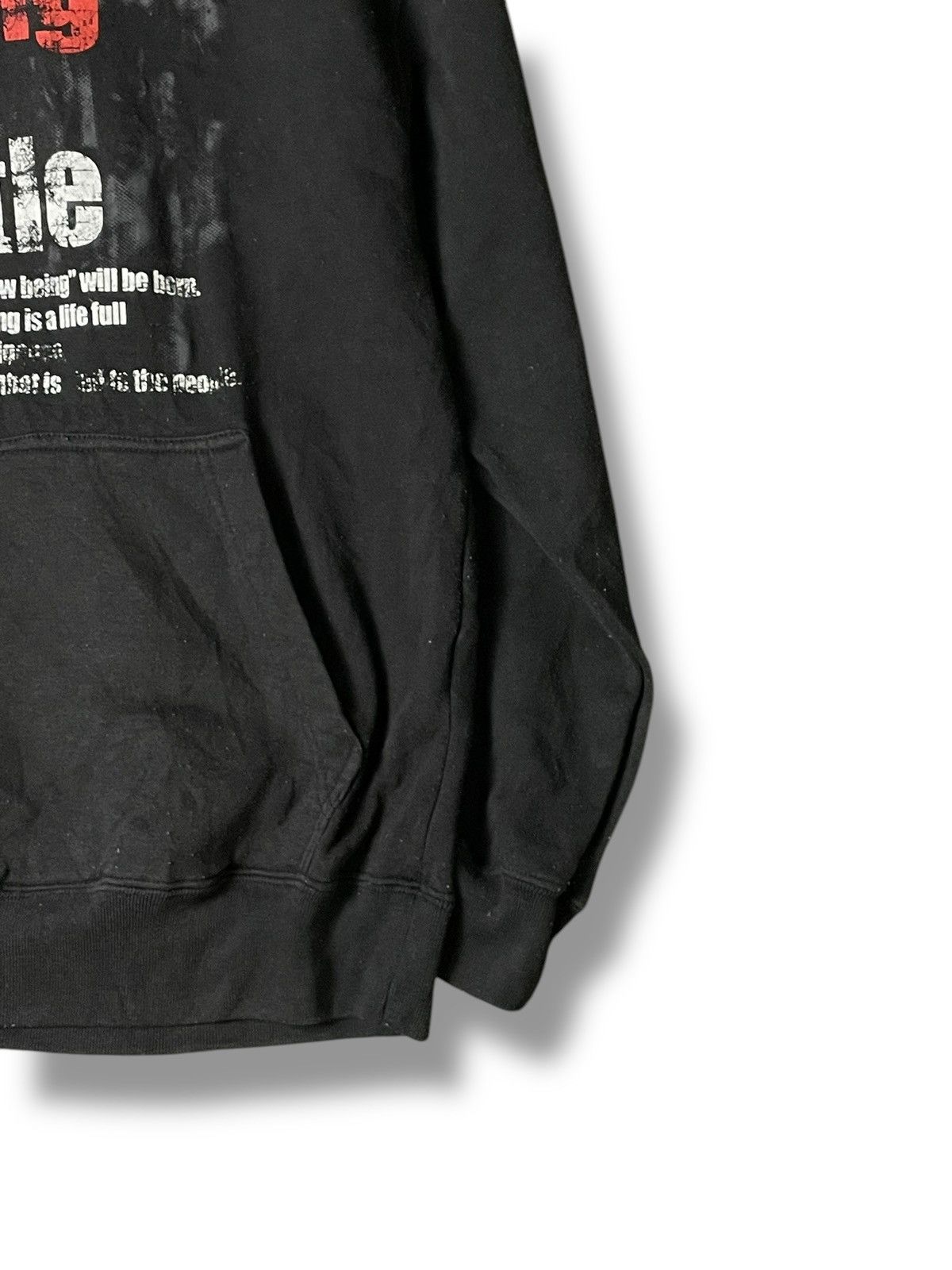 Japanese Brand Collins Brand Spellout Hoodie (53) Size US L / EU 52-54 / 3 - 4 Thumbnail