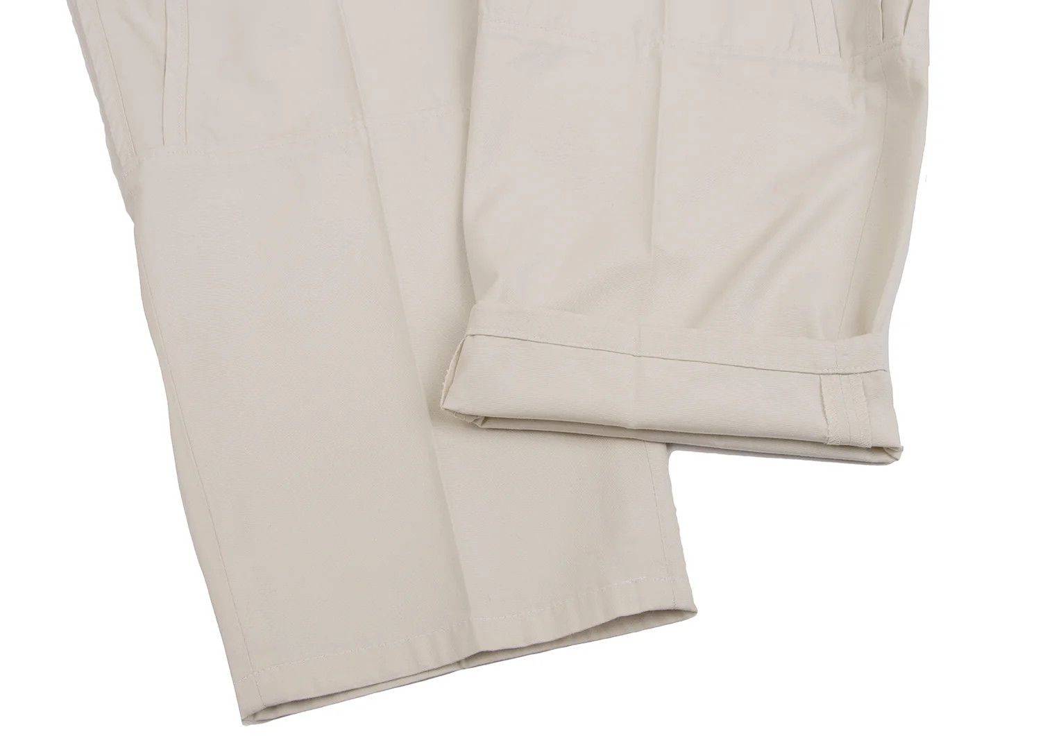 Issey Miyake Cotton Tapered Pants in Off Beige, Size L Size US 38 / EU 54 - 11 Thumbnail