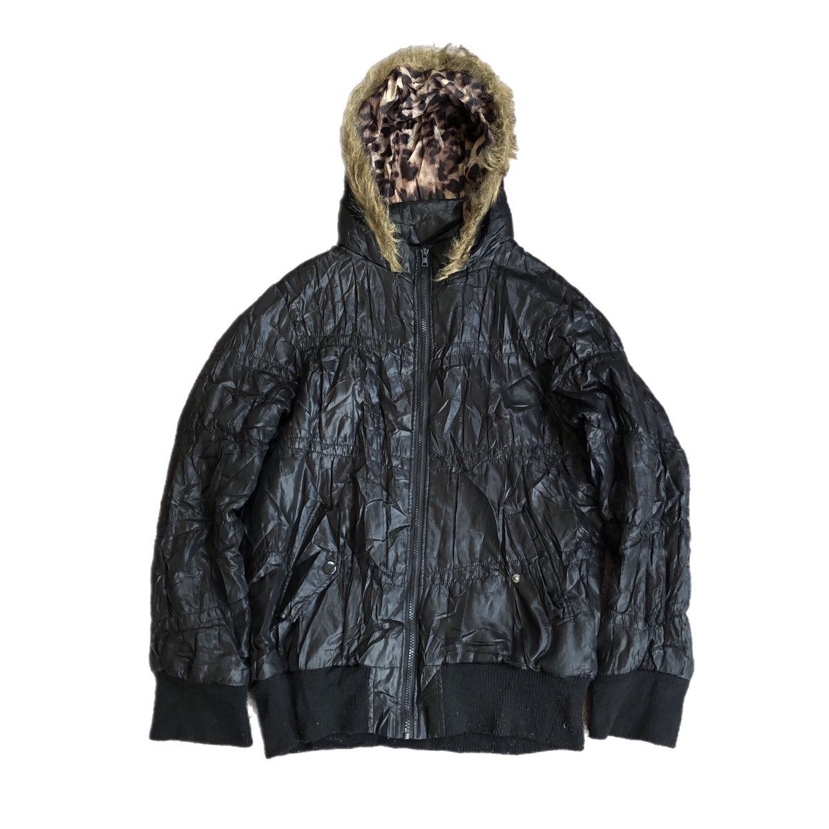 If Six Was Nine Joky Gal Puffer Fur Jacket Size US L / EU 52-54 / 3 - 1 Thumbnail