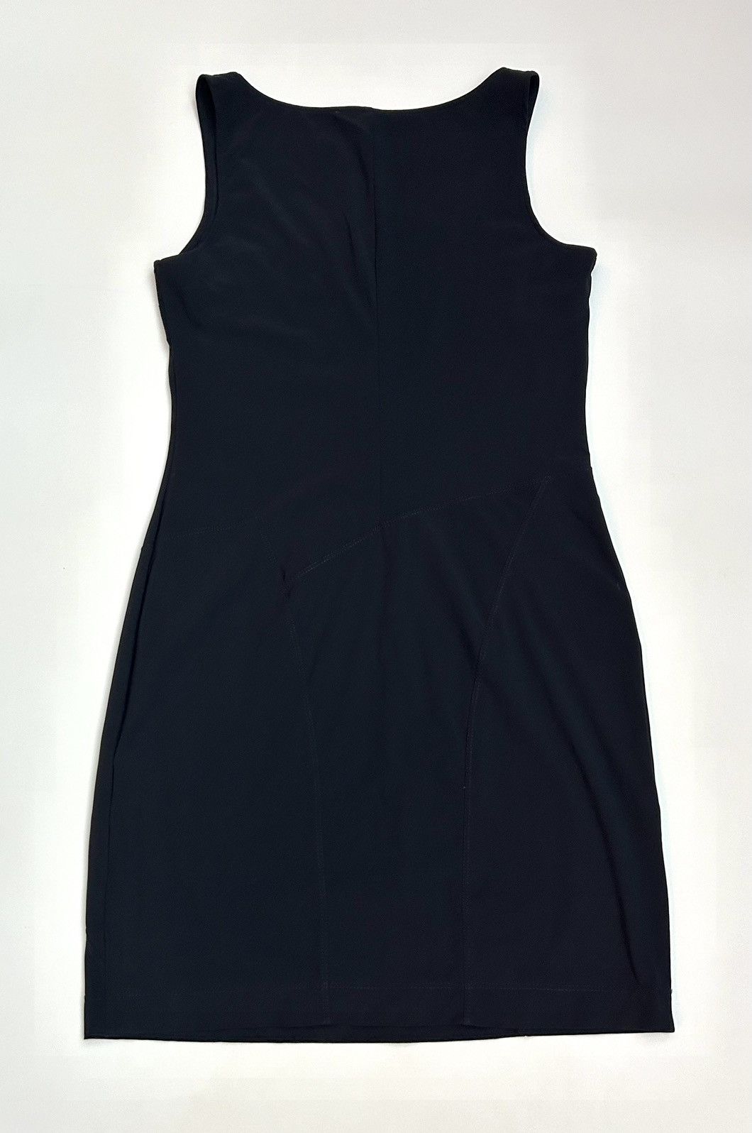 Marithe + Francois Girbaud × Vintage Marithe Francois Girbaud Sleeveless Black Midi Dress Size L / US 10 / IT 46 - 2 Thumbnail