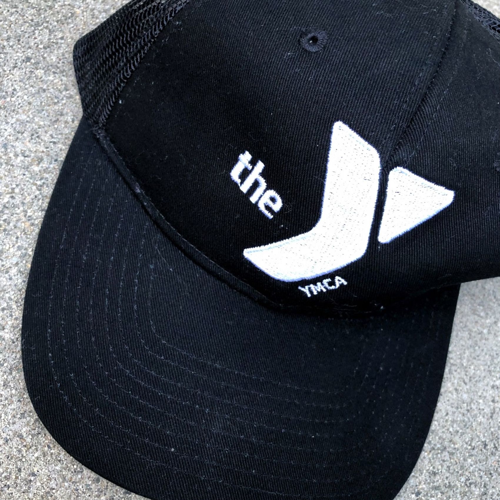 Port Authority PORT AUTHORITY The YMCA Trucker Hat Men's Snapback Cap Black Hat one size Adjustable Polyester Casual Men/Navy/Black? Size ONE SIZE - 2 Thumbnail