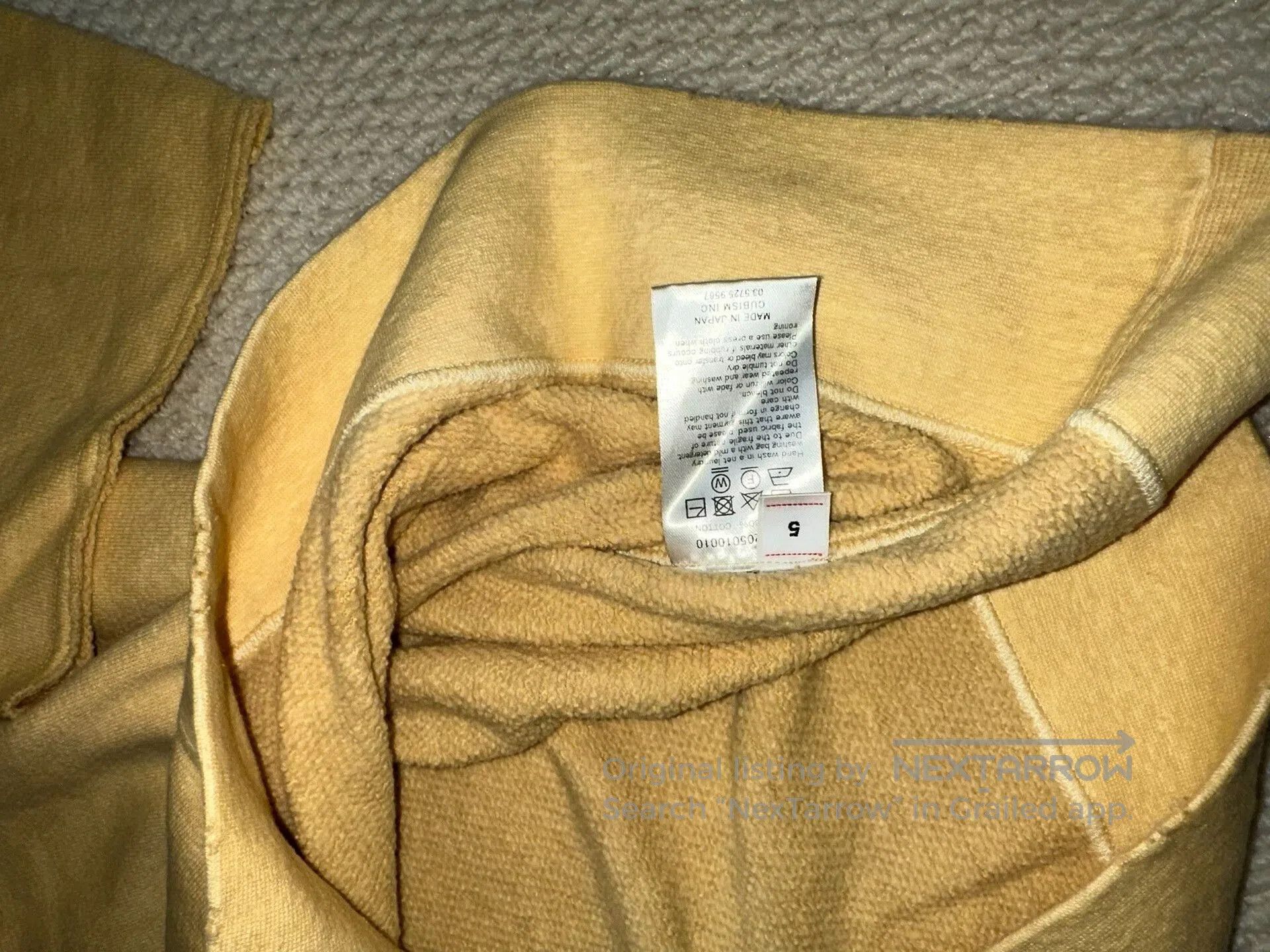 Visvim visvim rare yellow 7-sleeve sweatshirt. Size US S / EU 44-46 / 1 - 3 Thumbnail