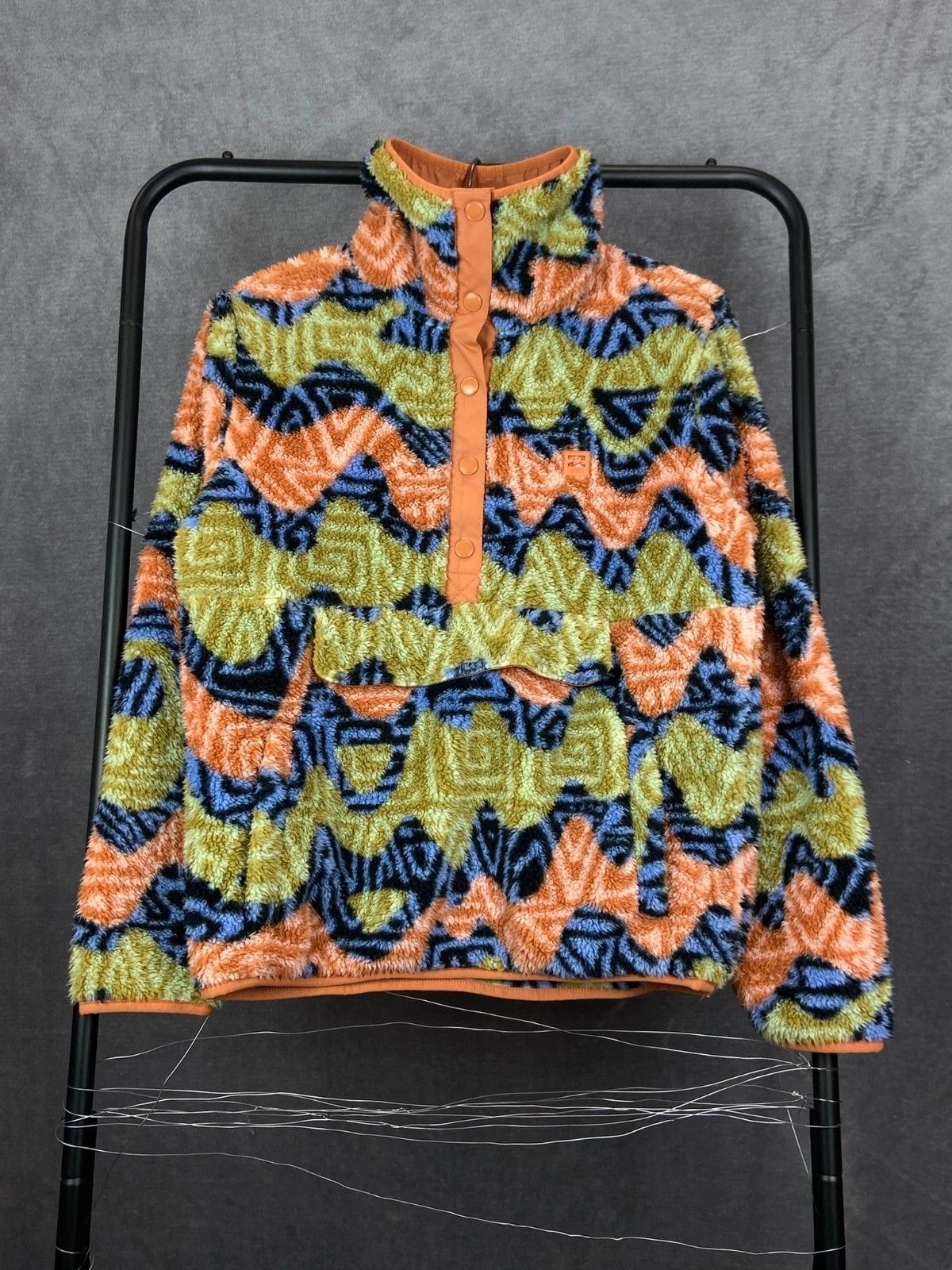 Billabong Billabong Fleece Jacket Colorful Zip Up Kangaroo Pocket S Size US S / EU 44-46 / 1 - 1 Thumbnail