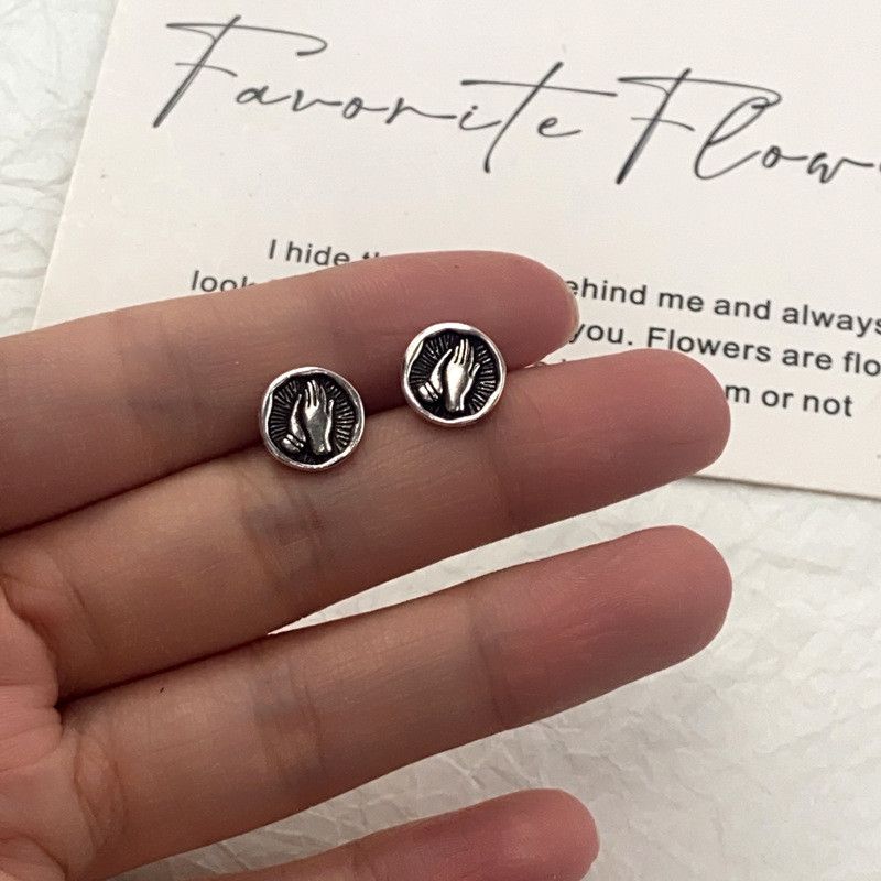 Jewelry × Sterling Silver Crazy Earrings One Pairs Chrome Jewelry Size ONE SIZE - 3 Thumbnail