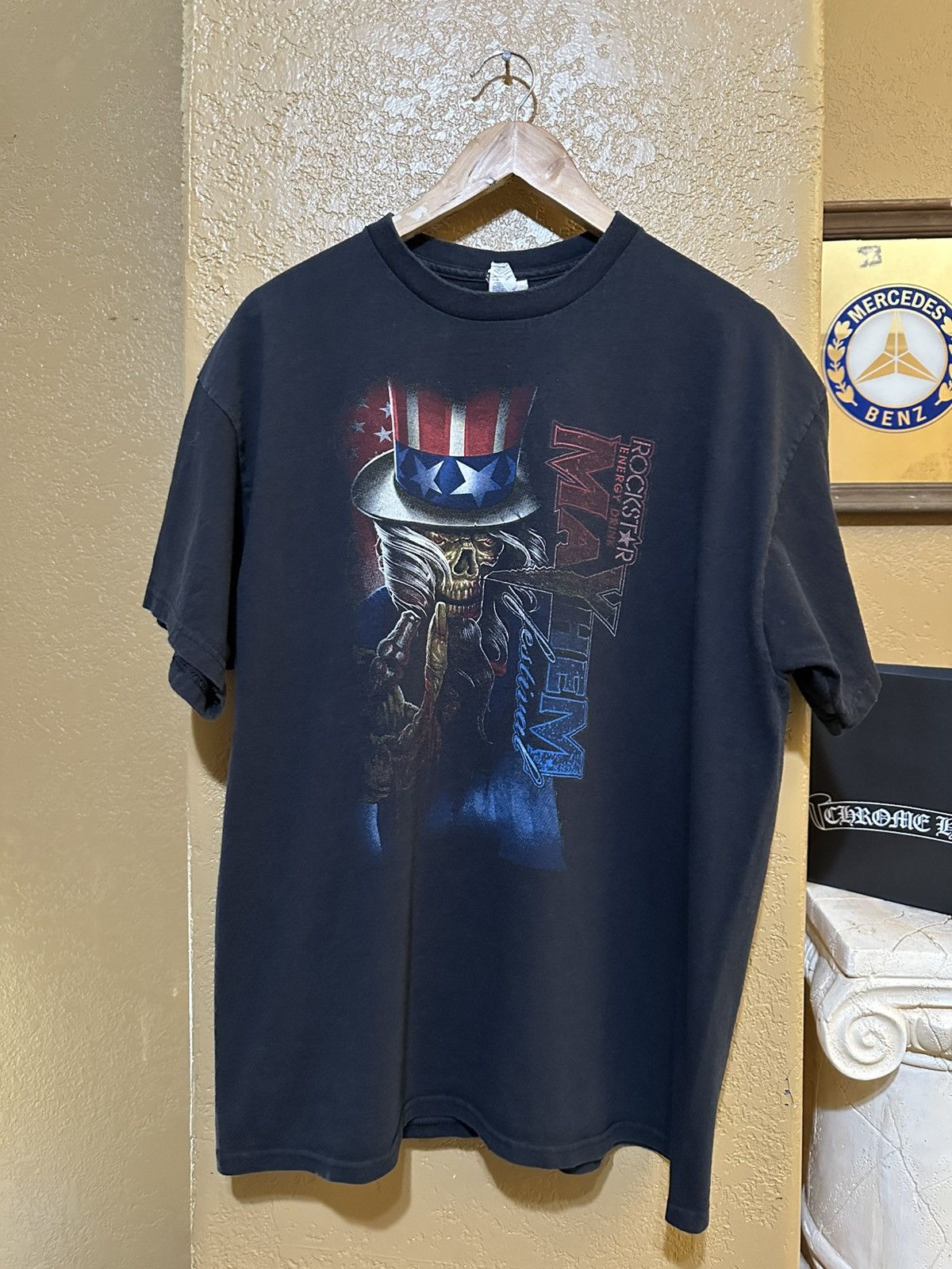 Band Tees (XL) Rockstar Energy Mayhem Festival Tee Slipknot Slayer Size US XL / EU 56 / 4 - 2 Thumbnail