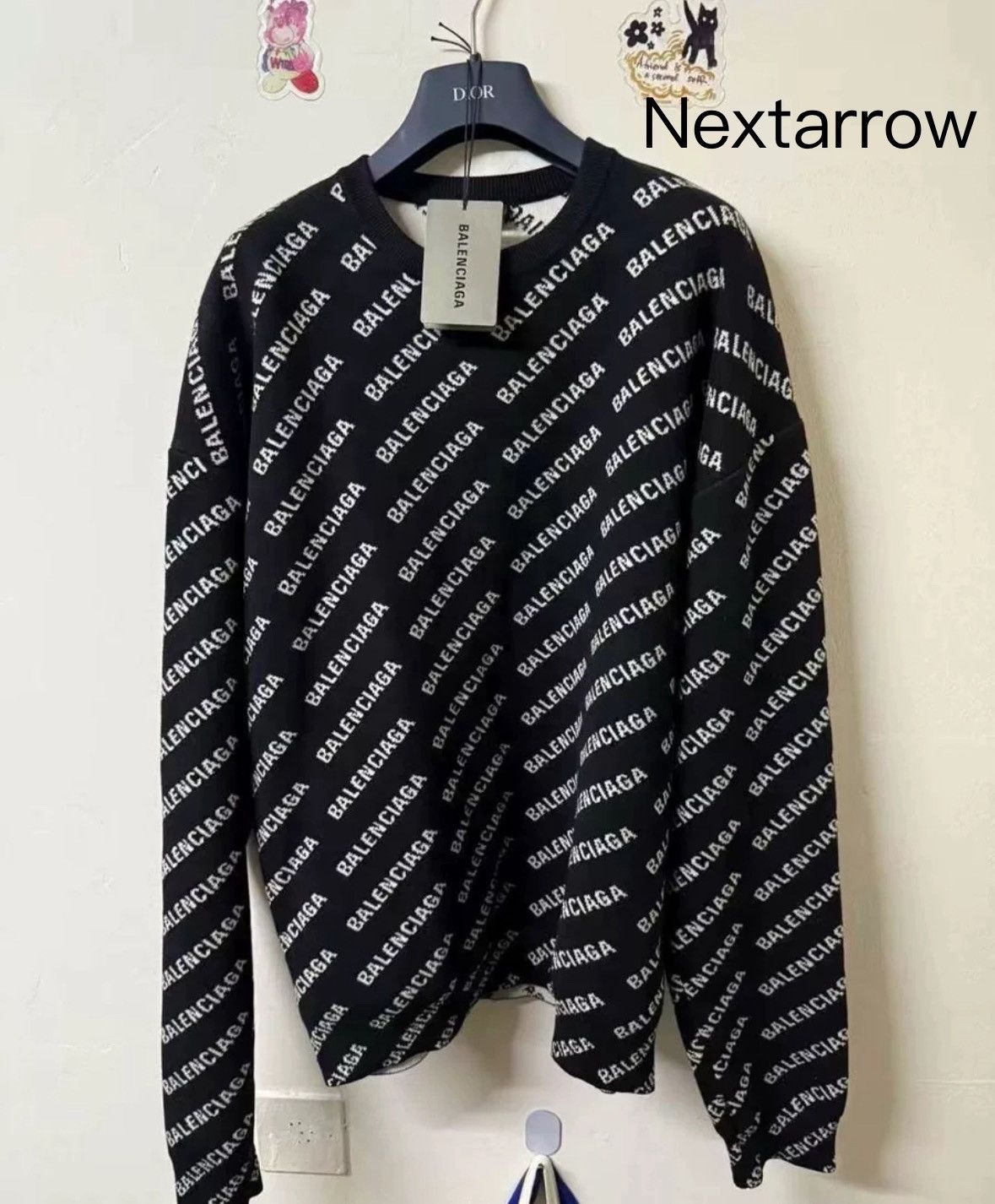 Balenciaga Balenciaga logo printed sweater Size US XS / EU 42 / 0 - 1 Thumbnail