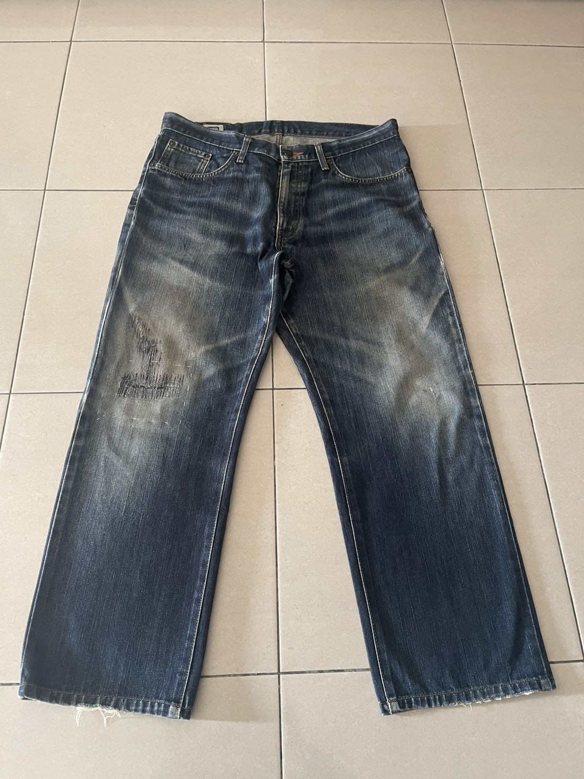 Edwin Vintage Edwin International Basic 404 Denim Made in Japan Size US 35 - 1 Thumbnail