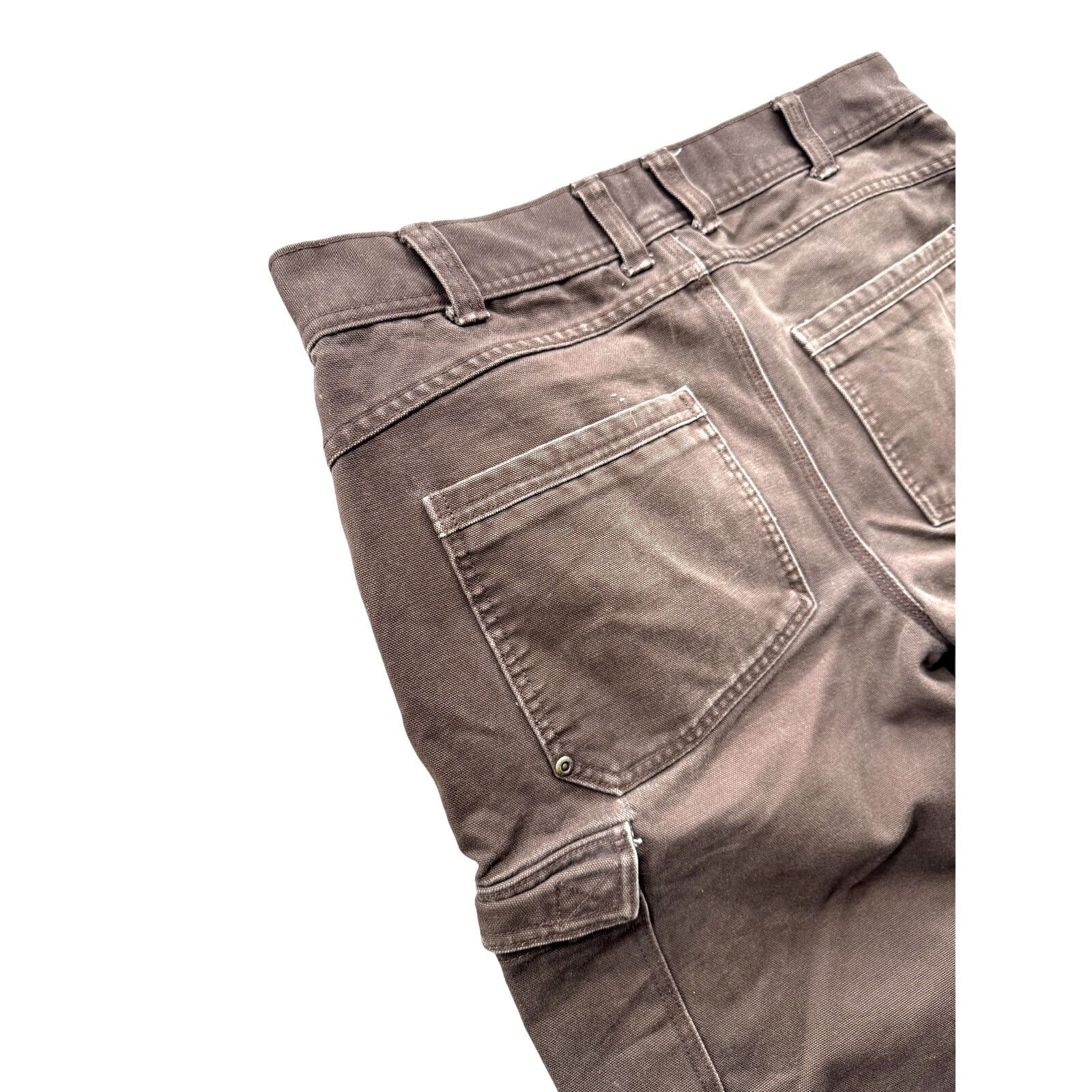 Cabelas × Vintage 2000's Cabela's Brown Double Knee Carpenter Cargo Pants Size US 36 / EU 52 - 7 Thumbnail