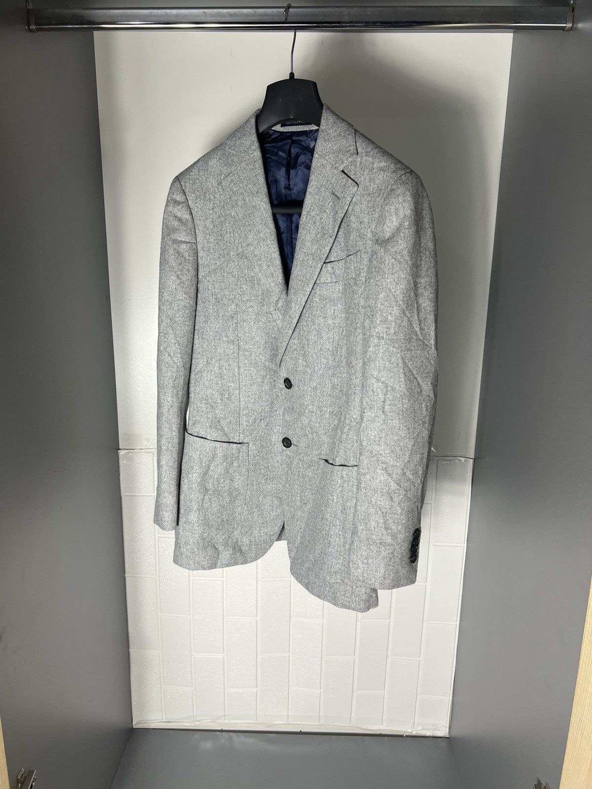 Suitsupply × Vintage VERY RARE SUITSUPPLY WOOL SUIT BLAZIR JACKET DESIGNER LUXURY Size 42S - 2 Thumbnail