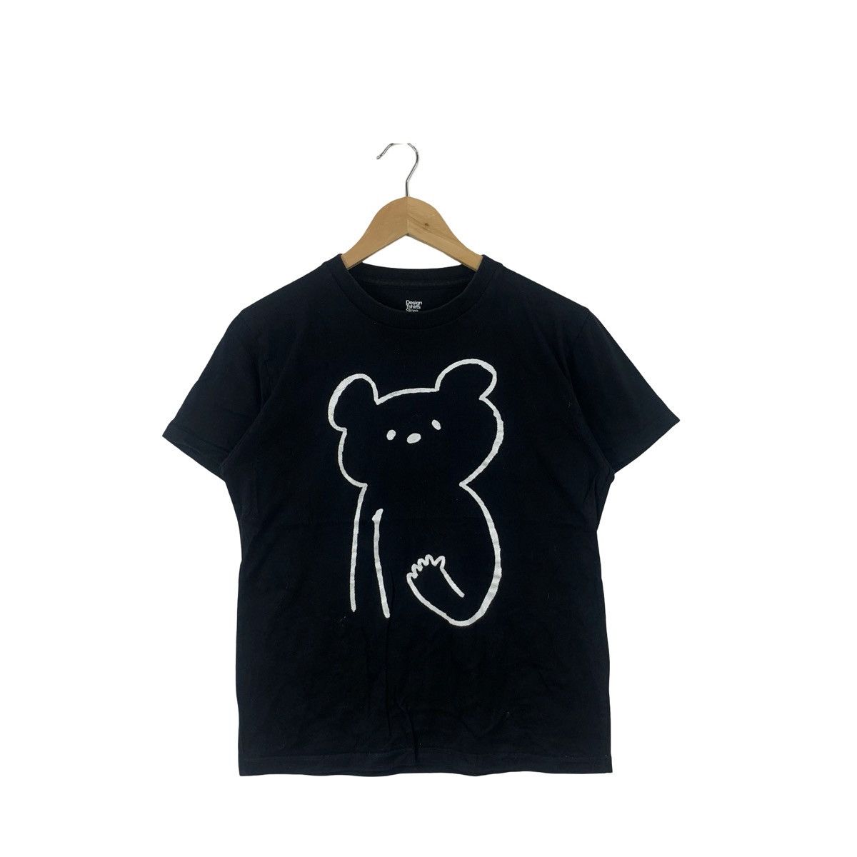 Other DESIGN BEAR CUTE Minimalist Graphic Tee Outline Character Size S / US 4 / IT 40 - 3 Thumbnail