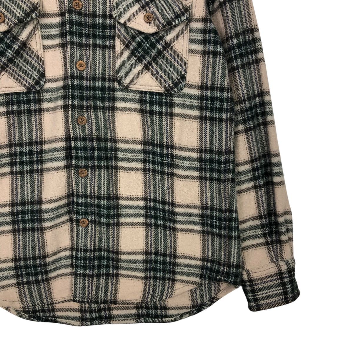 Japanese Brand × Vintage 🔥VINTAGE FLANNEL BIKER JACKET FELISSIMO TARTAN DESIGN CHECK Size US M / EU 48-50 / 2 - 7 Thumbnail