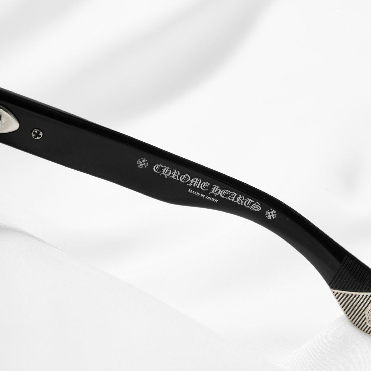 Chrome Hearts CHROME HEARTS SLUSS BUSSIN II BLACK SUNGLASSES Size ONE SIZE - 4 Thumbnail