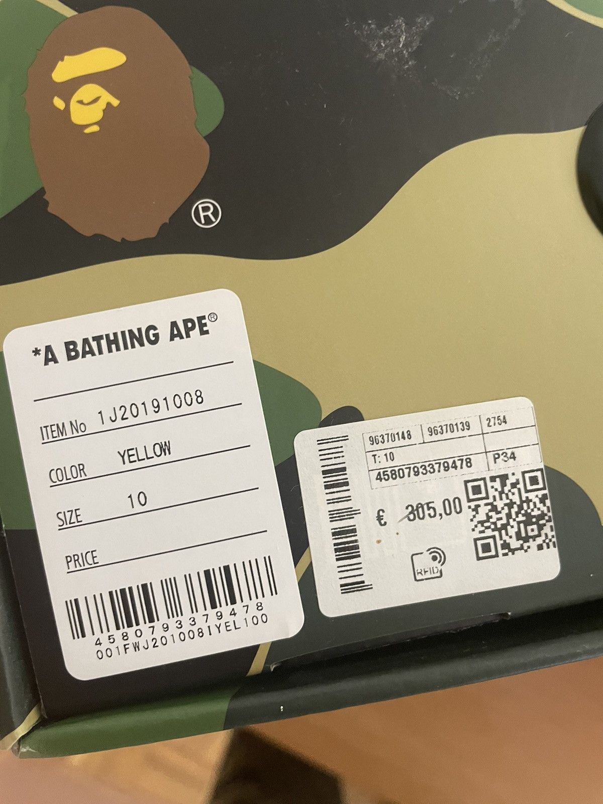 Bape 1ST CAMO SKULL STA Size US 10 / EU 43 - 7 Thumbnail