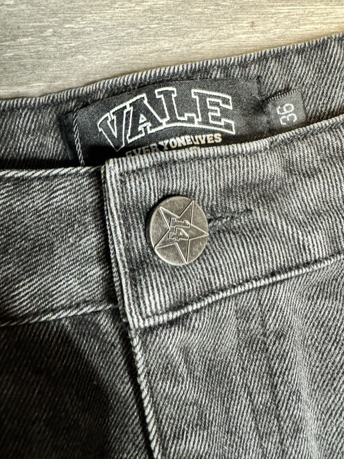 Vale Vale Crystal Denim Jeans Size US 36 / EU 52 - 4 Thumbnail