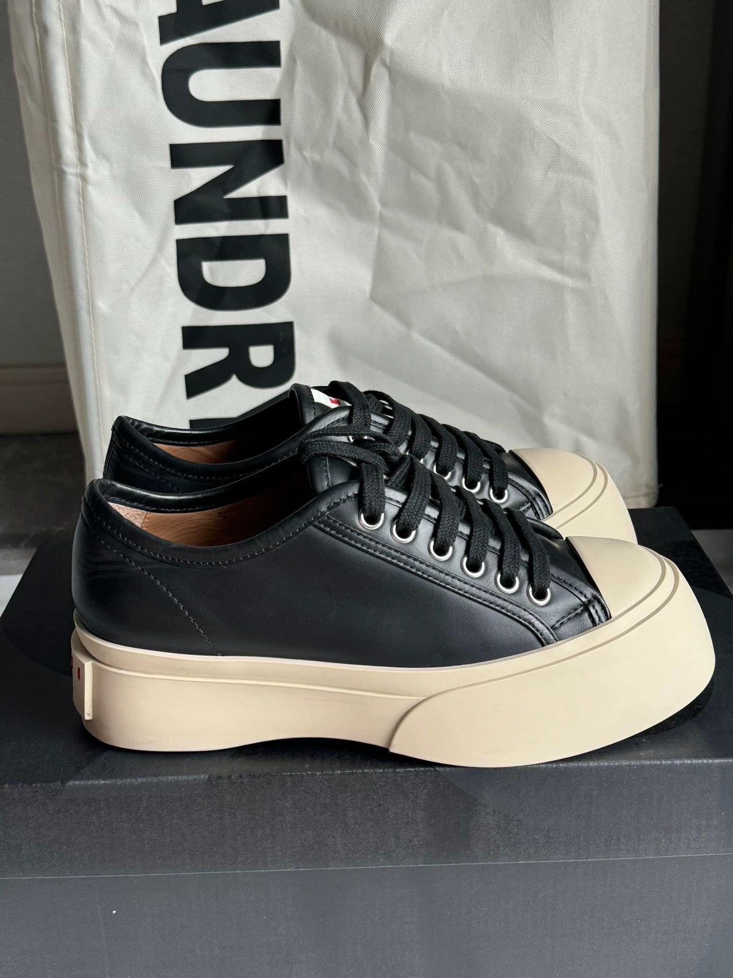 Marni Marni Pablo 2024 black lace-up women's 36 Size US 5.5 / IT 35.5 - 3 Thumbnail