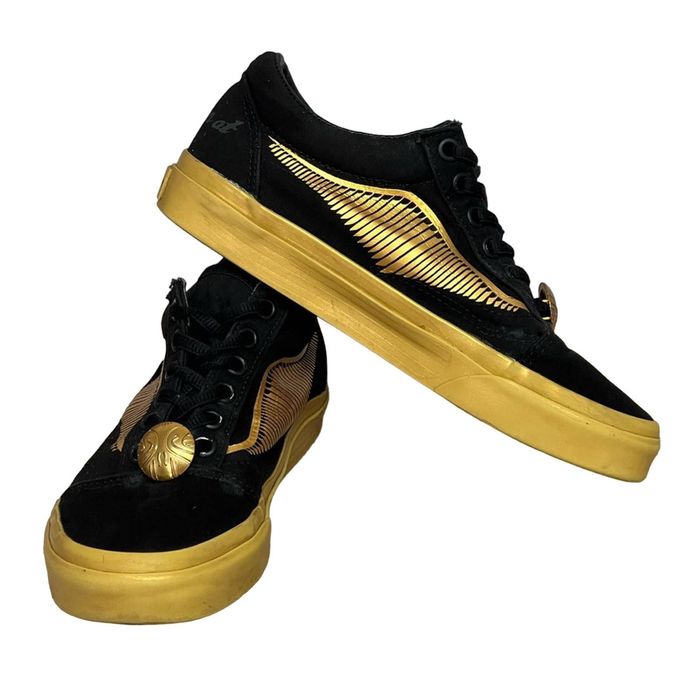 Vans X Harry Potter Golden Snitch Old Skool trainers