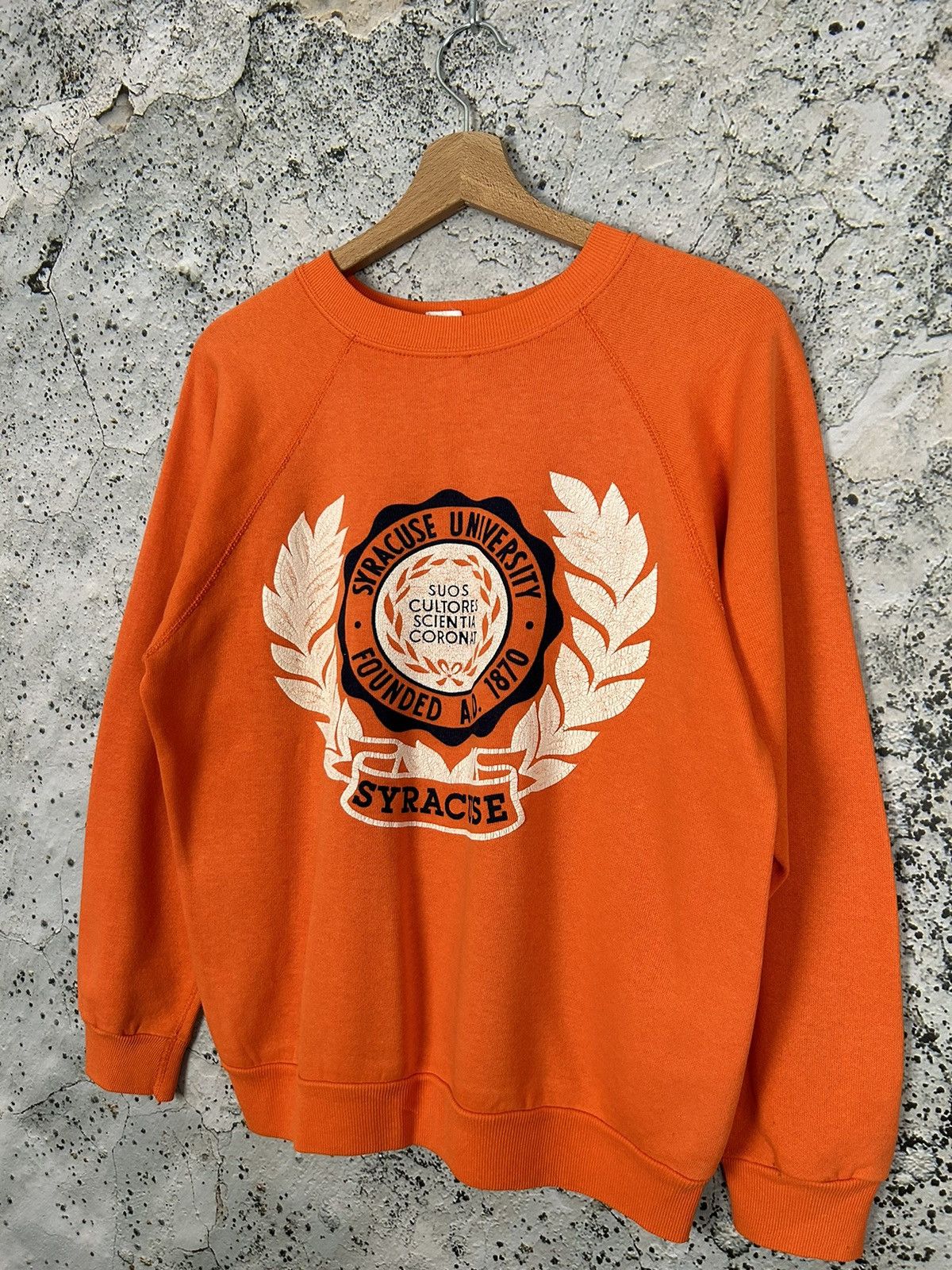 Vintage Syracuse University Crewneck 90s Rare Archival