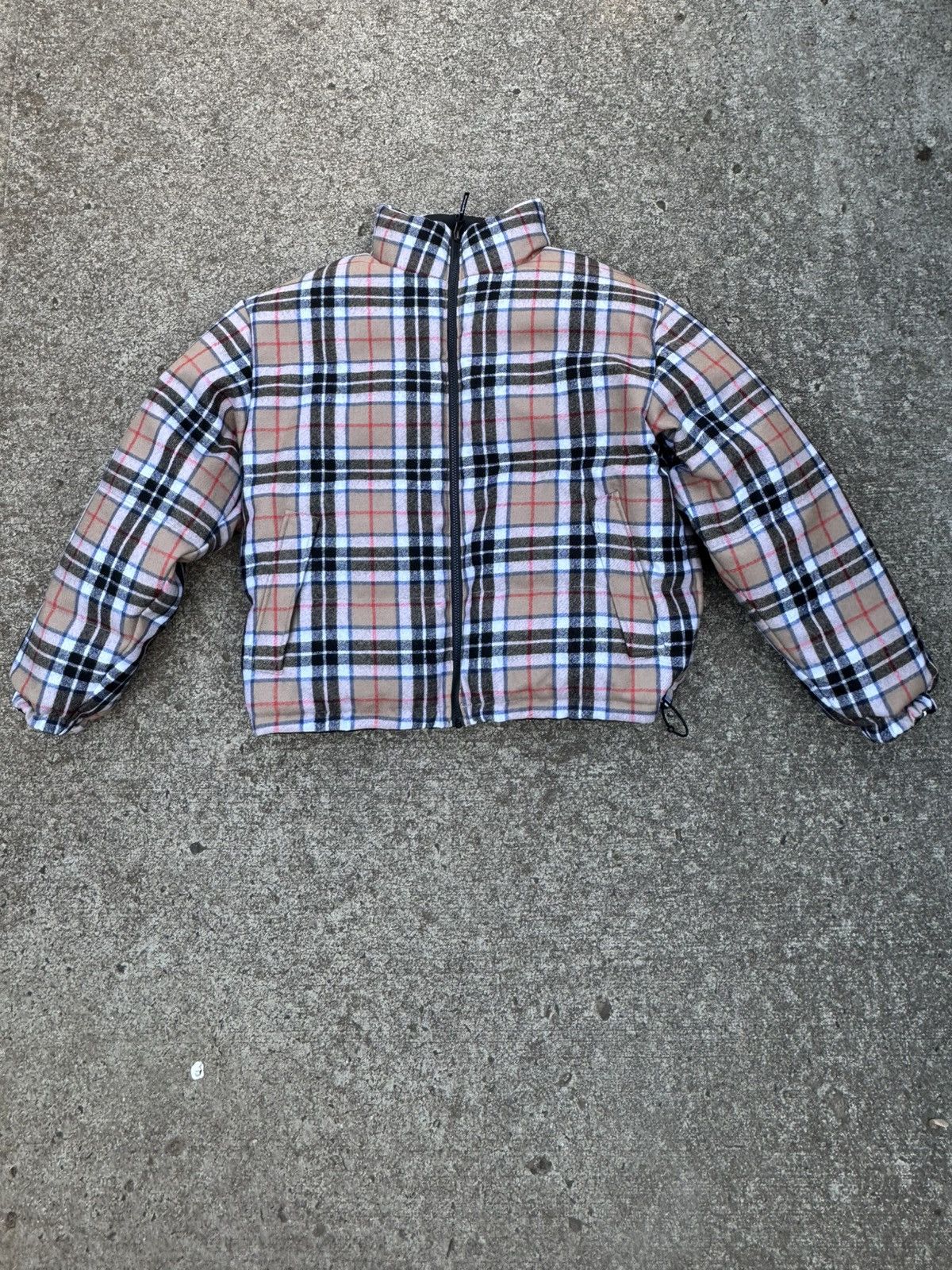 Supreme Supreme Madras Reversible Puffer Jacket | Grailed