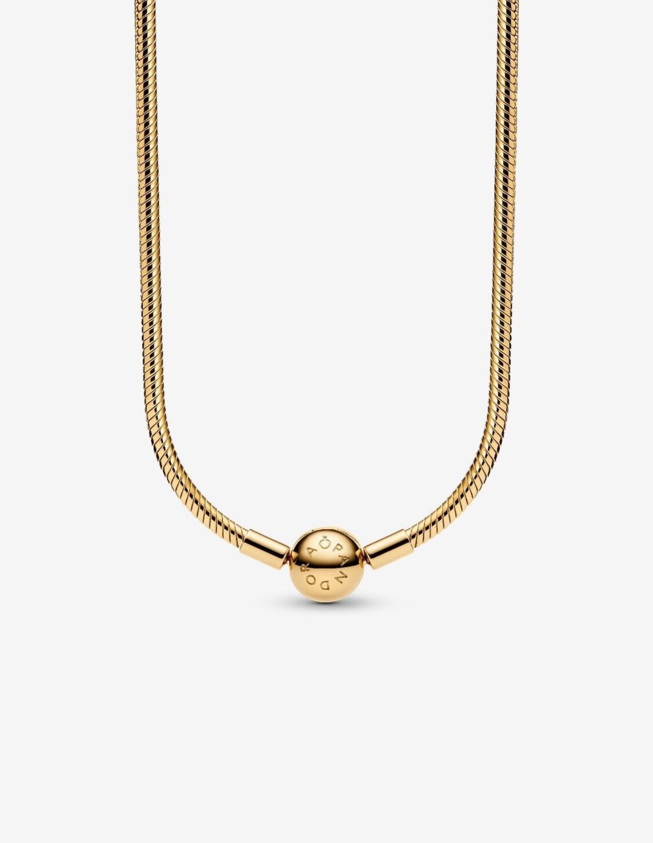 Pandora Snake Chain Necklace 14k gold plating