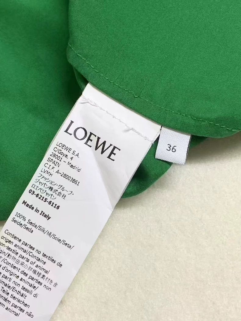 Loewe LOEWE Silk pocket Logo shirt coat Size XXS / US 00 / IT 34 - 4 Thumbnail