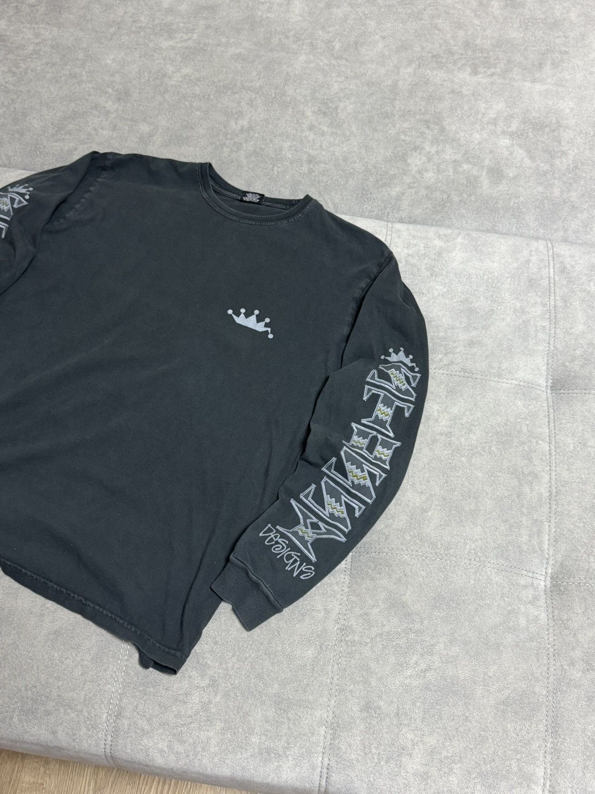 Stussy Stussy big logo distressed skate long sleeve swearshirt M Size US M / EU 48-50 / 2 - 2 Thumbnail