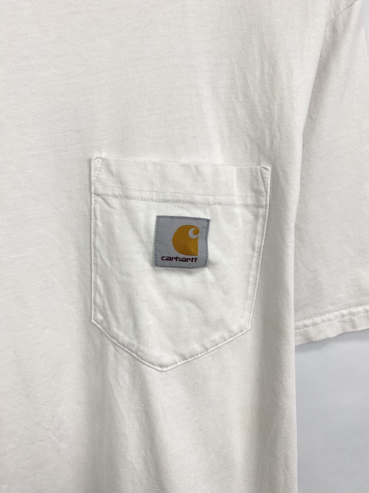 Carhartt × Carhartt Wip × Vintage 🇺🇸 Vintage Y2K Carhartt Box Logo T-Shirt Rare Retro Hype Size US L / EU 52-54 / 3 - 4 Thumbnail