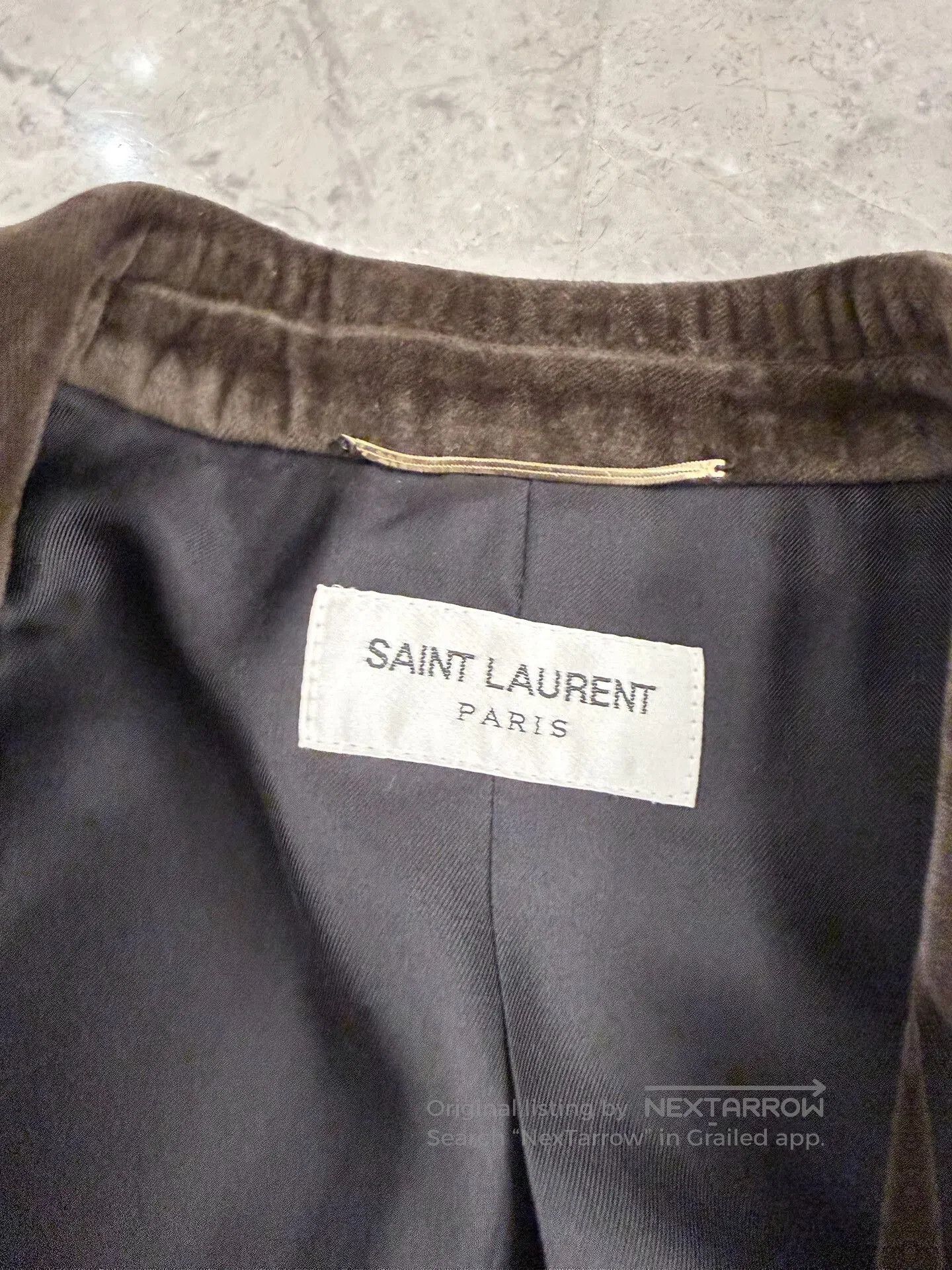Yves Saint Laurent Saint Laurent Velvet Smoking Jacket. Size US S / EU 44-46 / 1 - 4 Thumbnail
