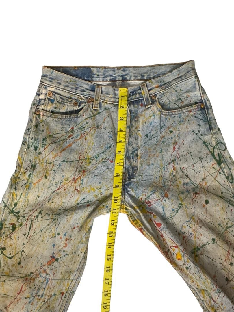 Levi's Vintage Clothing Vintage Levi’s 501 Painting Denim Size 29" - 15 Thumbnail