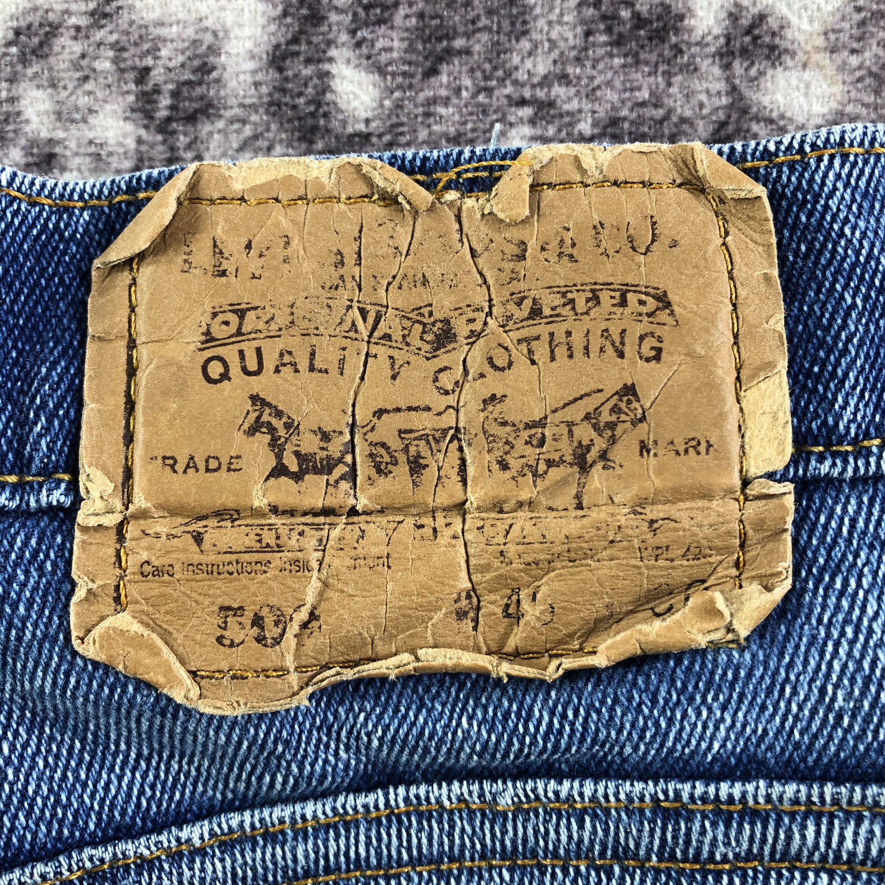 Levi's × Vintage 90s Vintage Blue Wash Levis Jeans-JM3460 Size US 37 - 6 Thumbnail
