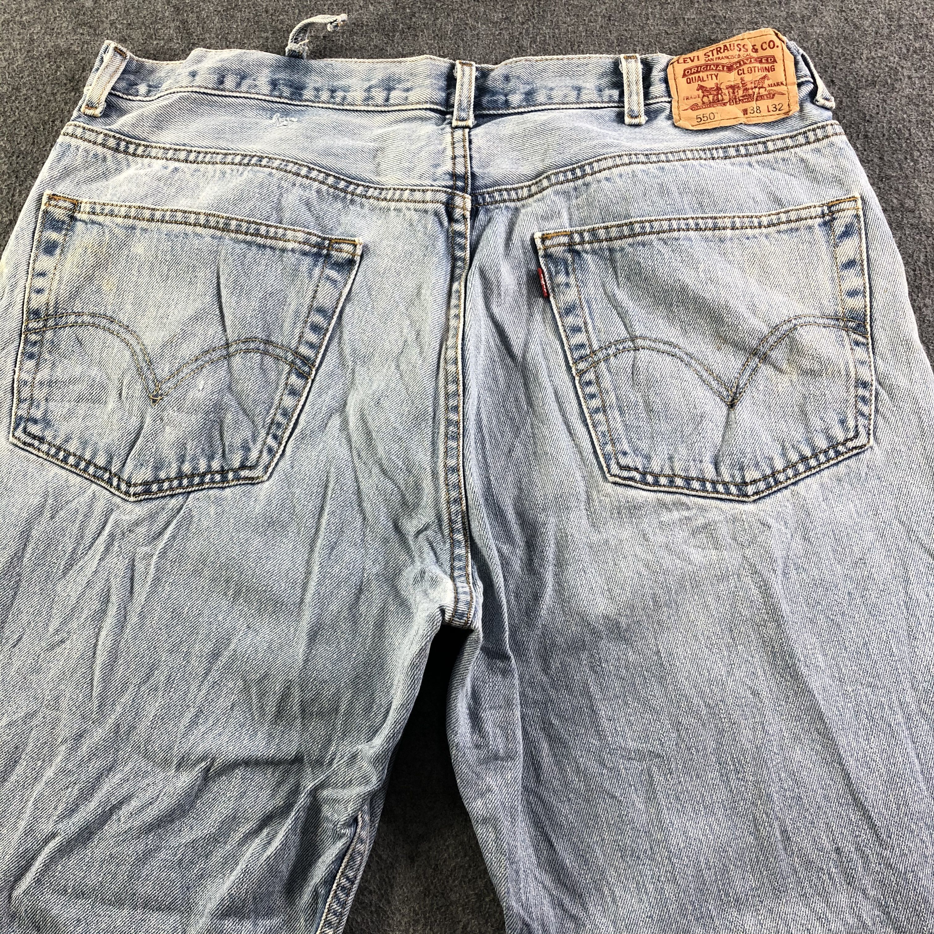 Levi's Vintage Light Wash Levis 550 Jeans-J3254 Size US 39 - 4 Thumbnail