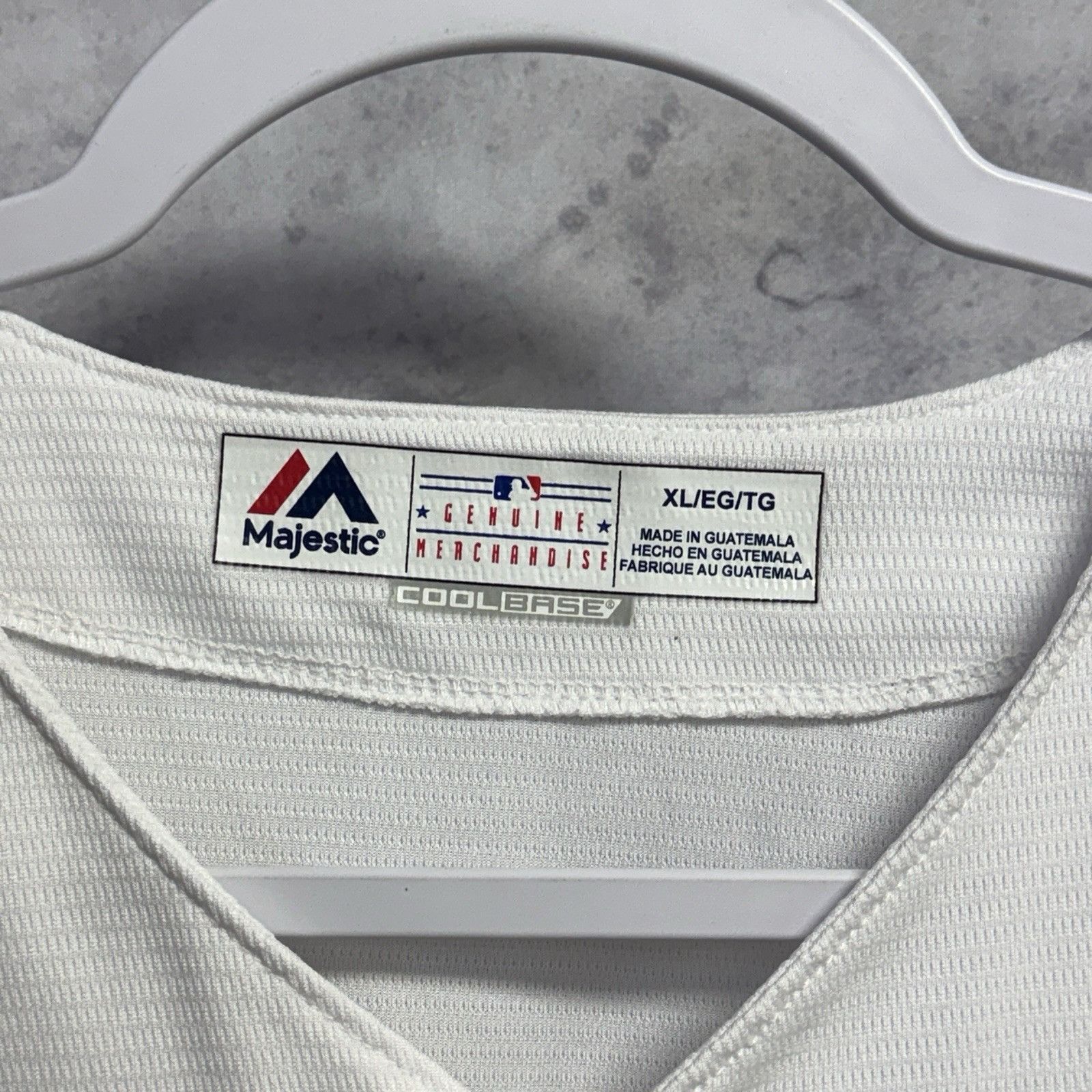Majestic Milwaukee Brewer Majestic Cool Base MLB Jersey White Size US XL / EU 56 / 4 - 17 Thumbnail