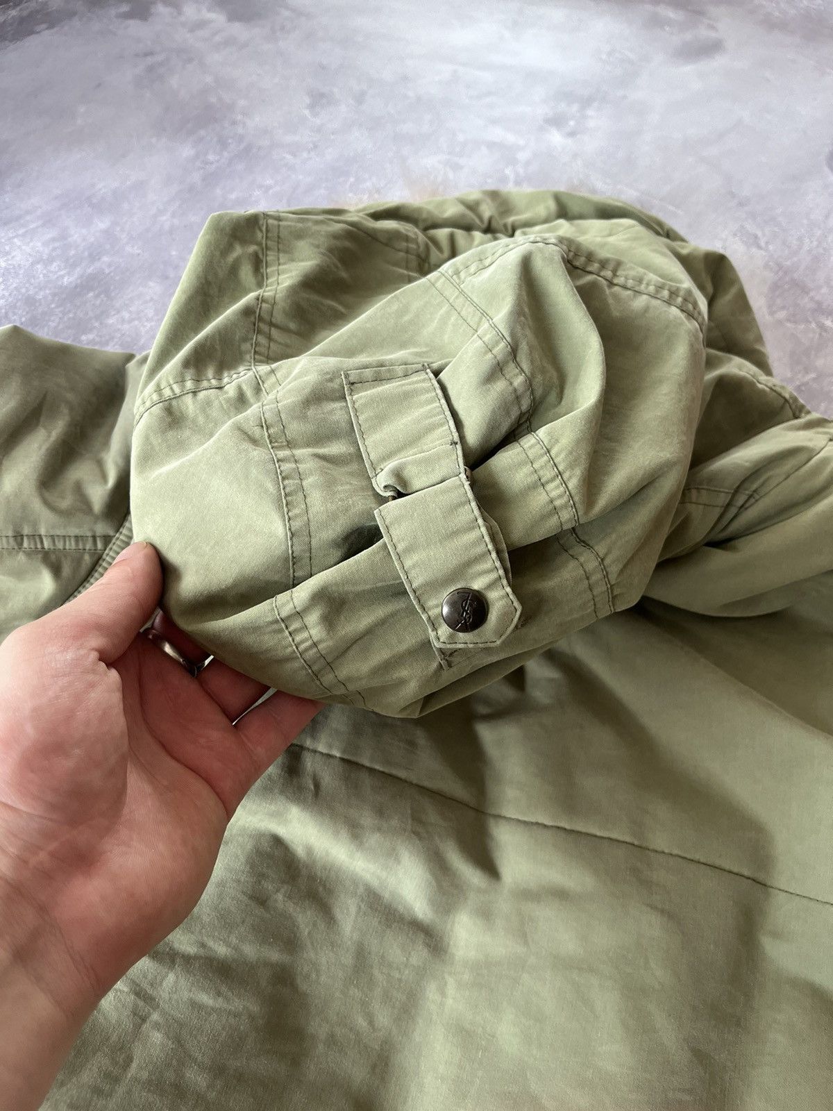 Saint Laurent Paris Vintage 90s Winter YSL Jacket Heavy Parka Jacket Size US L / EU 52-54 / 3 - 20 Thumbnail