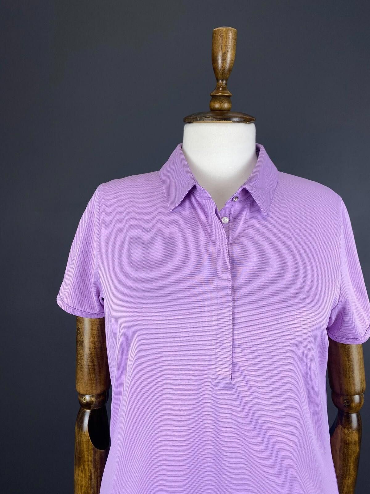 KJUS KJUS Susie Polo Purple Short Sleeve Polo Shirt Size 40 / L Size M / US 6-8 / IT 42-44 - 4 Thumbnail