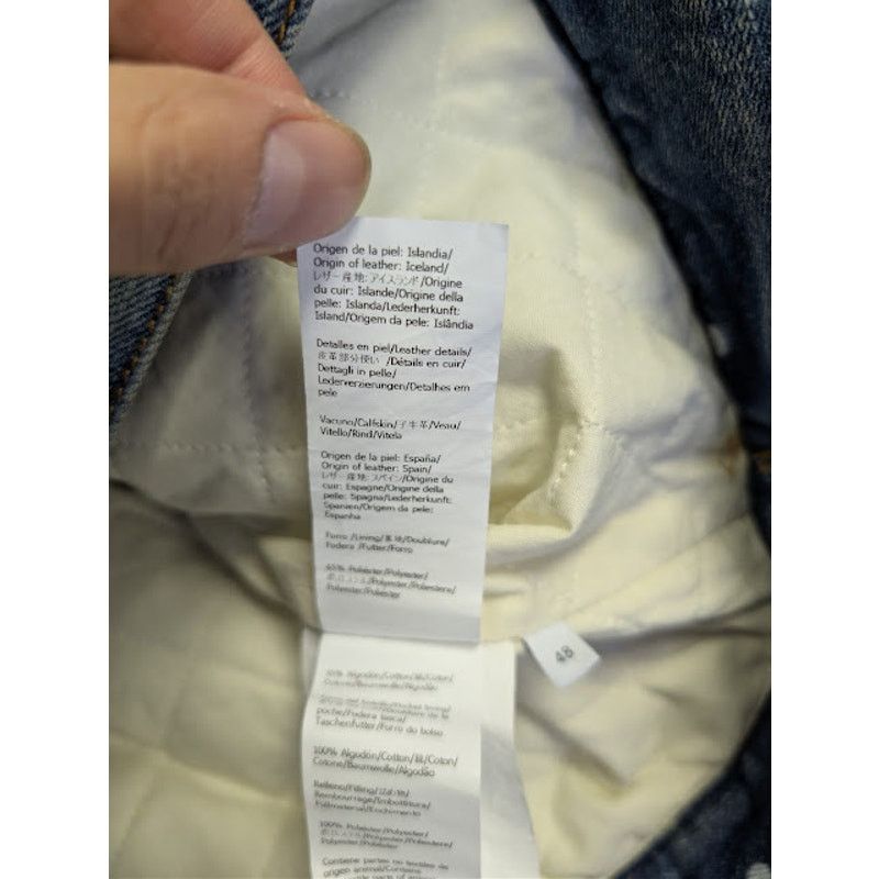 Loewe o1rshd1 Sketch Print Denim Jacket in Mid Blue Size US M / EU 48-50 / 2 - 18 Thumbnail