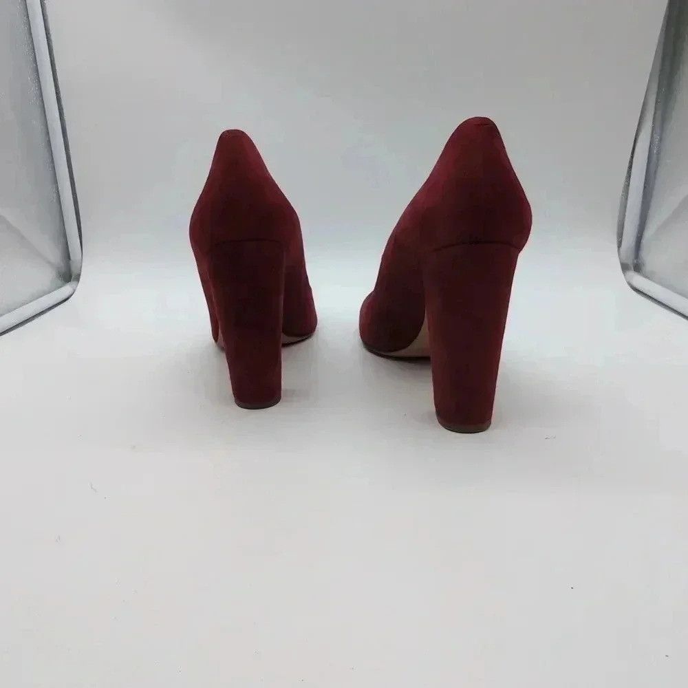 J.Crew J. Crew Etta Suede Pumps dark red Pumps sz 10 Made in Italy Size US 10 / IT 40 - 5 Thumbnail